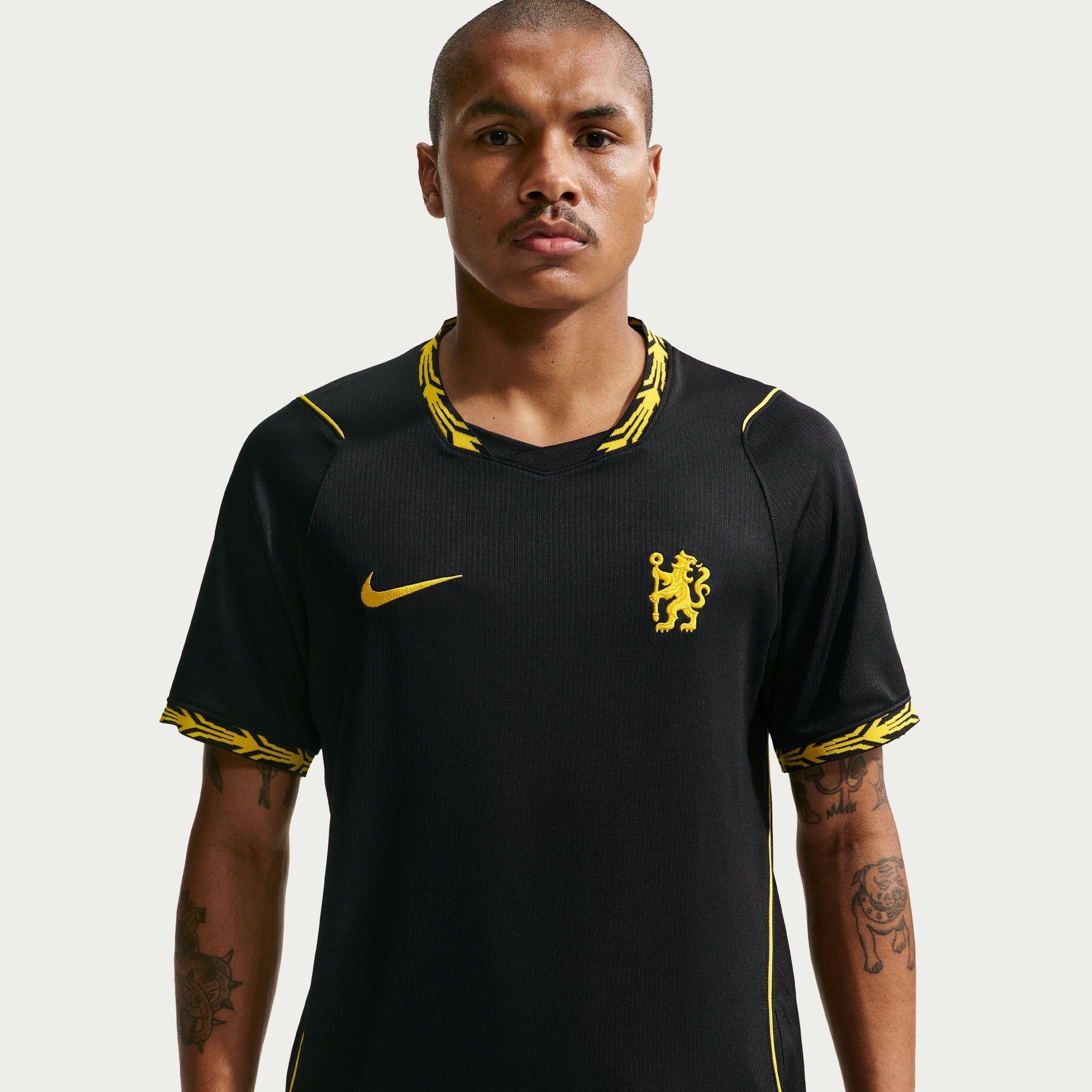 Black/Mid Gold - Nike - Chelsea Away Shirt 2026/27 Mens - 3