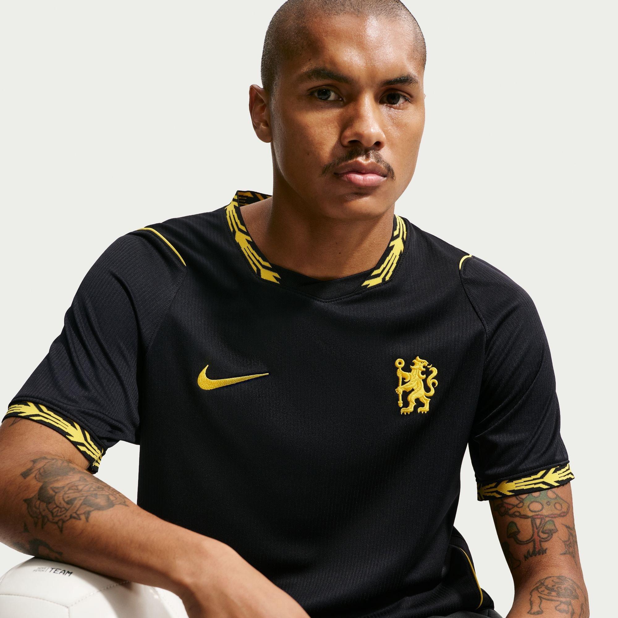 Black/Mid Gold - Nike - Chelsea Away Shirt 2026/27 Mens - 5