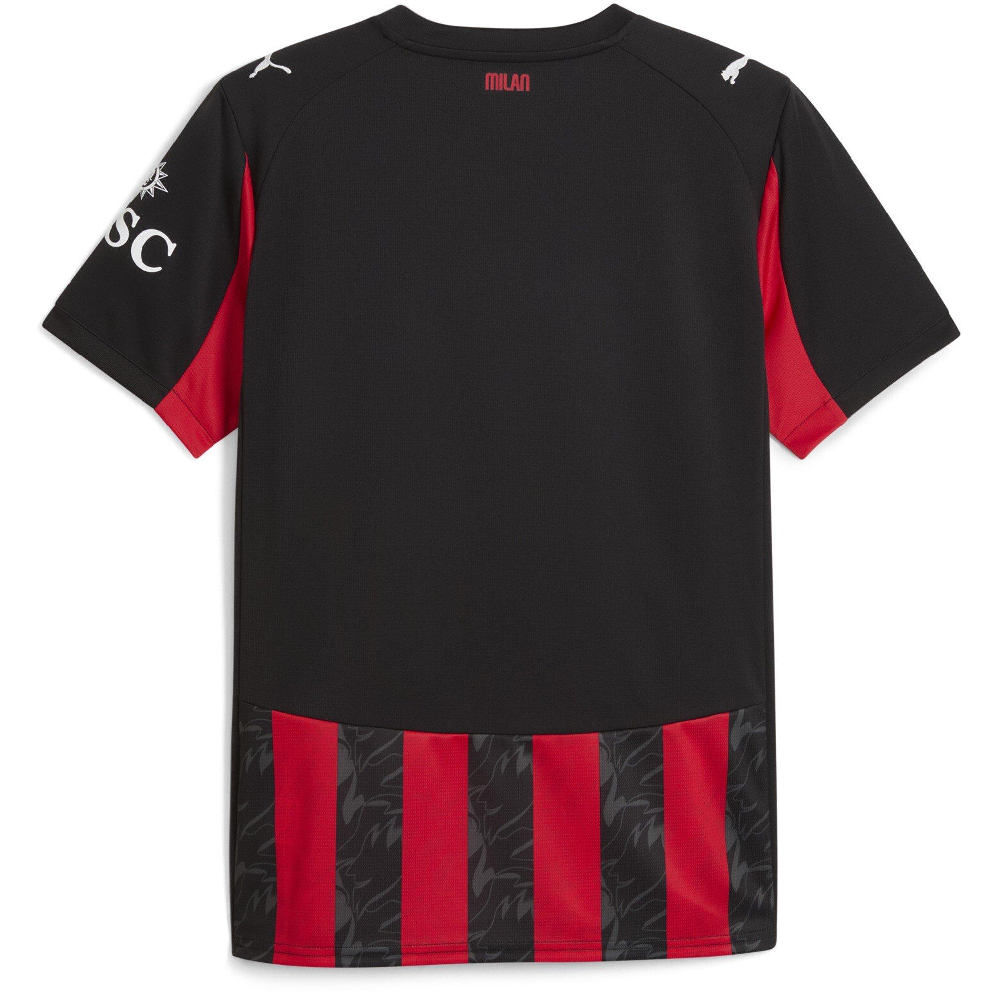 Red/Black - Puma - AC Milan Home Shirt 2025 2026 Adults - 2