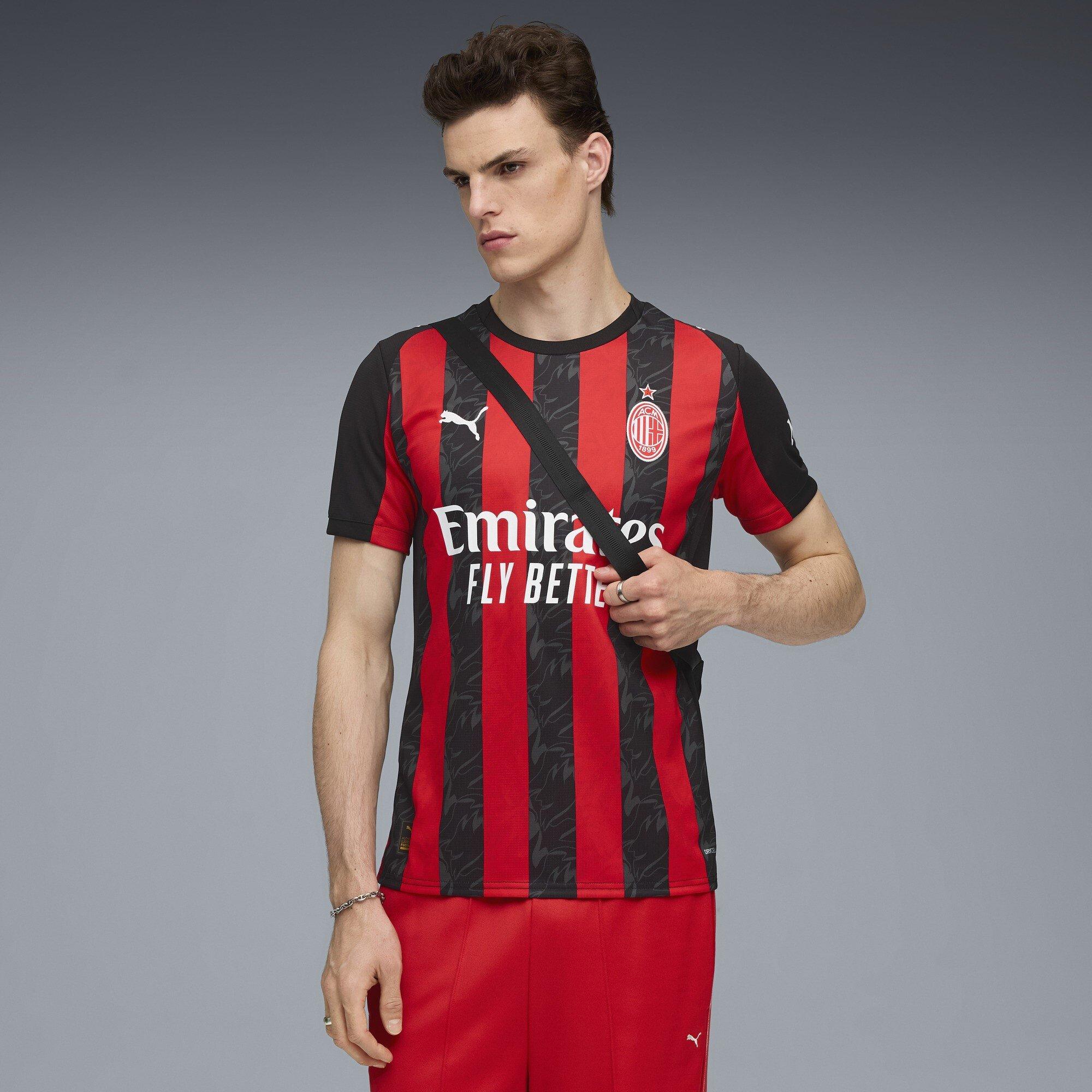 Red/Black - Puma - AC Milan Home Shirt 2025 2026 Adults - 3