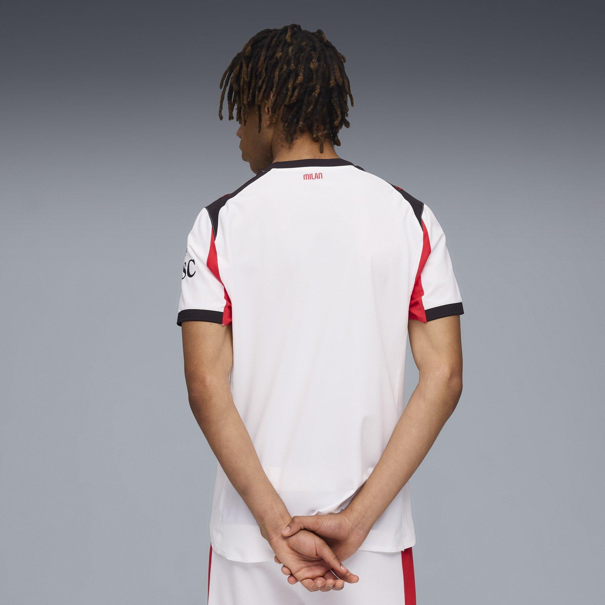 White/Red - Puma - AC Milan Authentic Away Shirt 2025 2026 Adults - 5