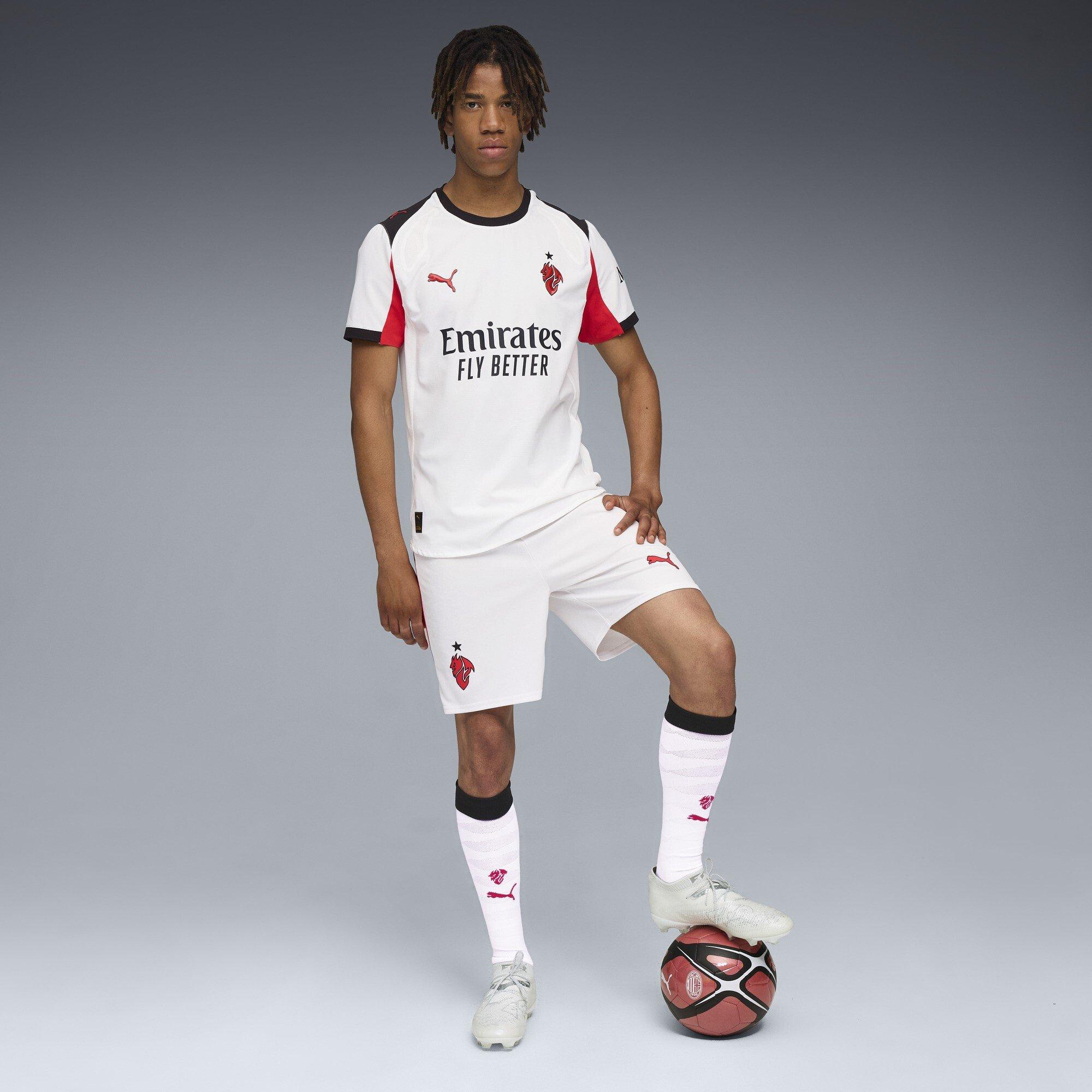 White/Red - Puma - AC Milan Authentic Away Shirt 2025 2026 Adults - 7