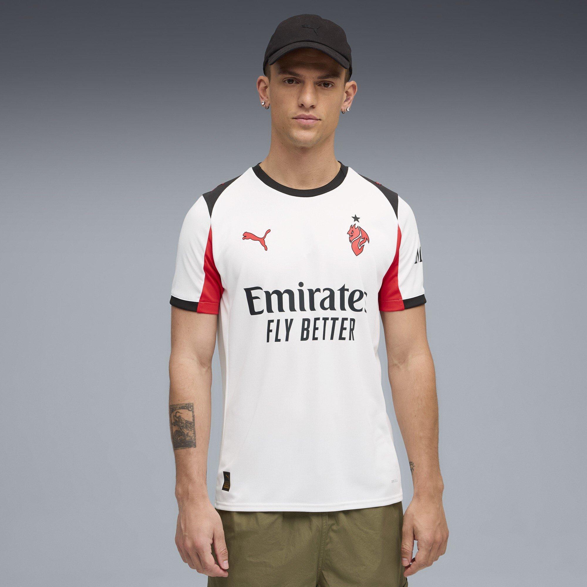 White/Red - Puma - AC Milan Away Shirt 2025 2026 Adults - 3