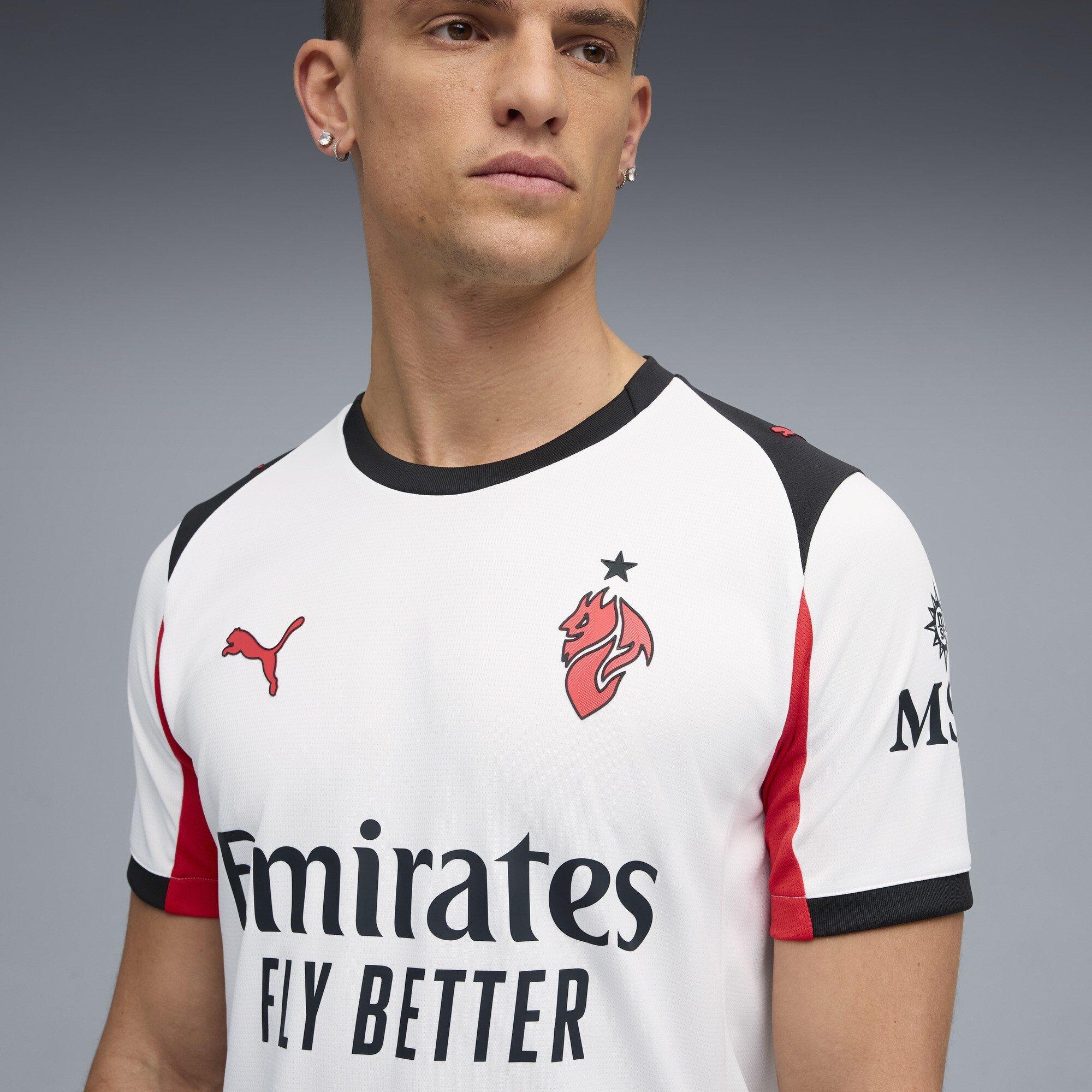 White/Red - Puma - AC Milan Away Shirt 2025 2026 Adults - 4