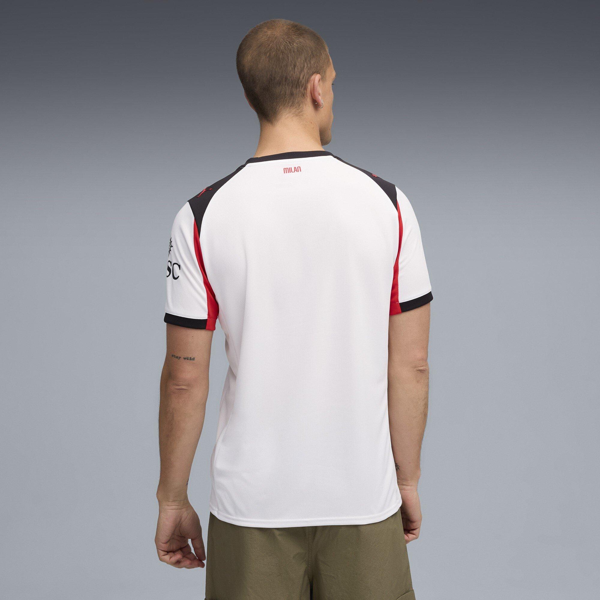 White/Red - Puma - AC Milan Away Shirt 2025 2026 Adults - 5