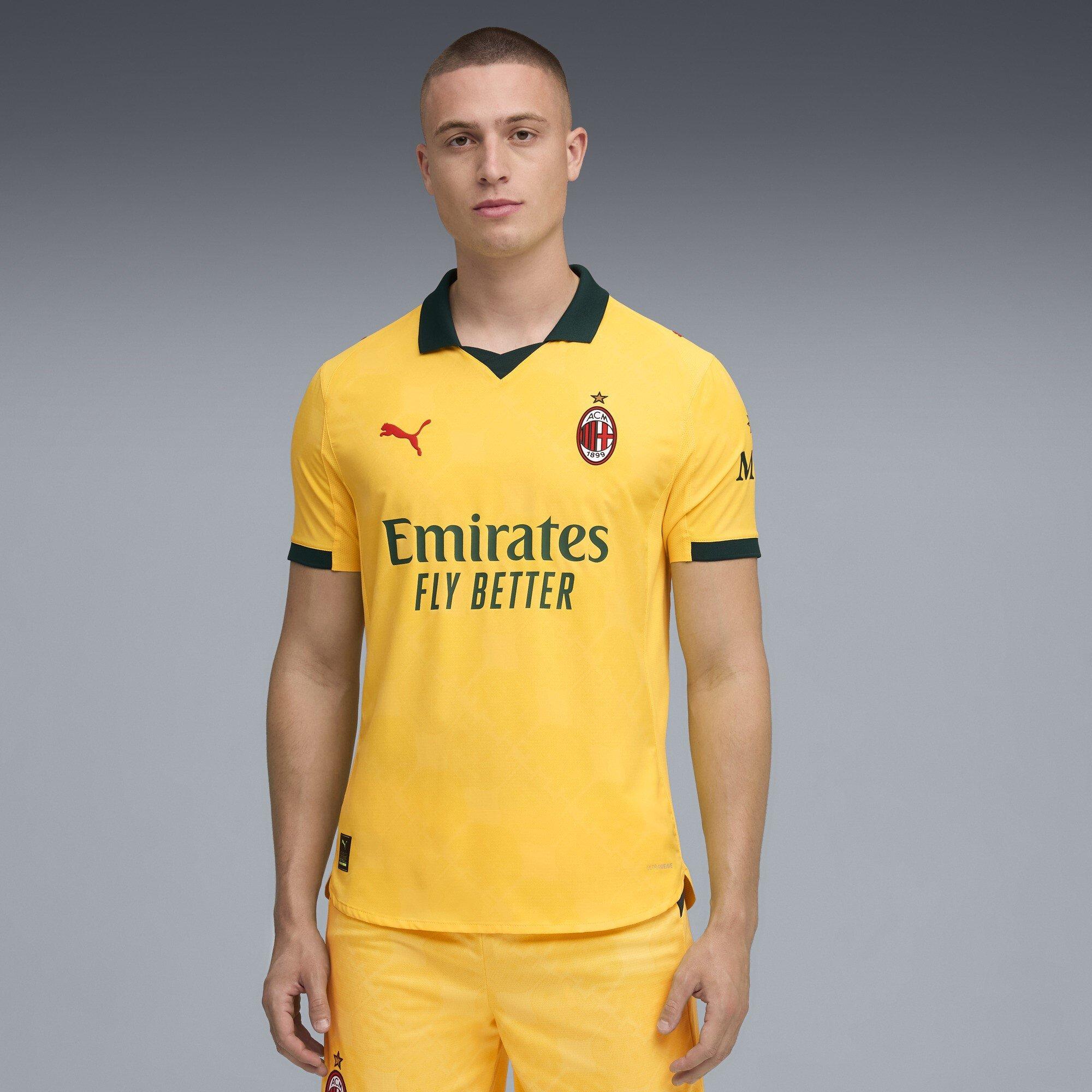 Yellow/Green - Puma - AC Milan Authentic Third Shirt 2025 2026 Adults - 3