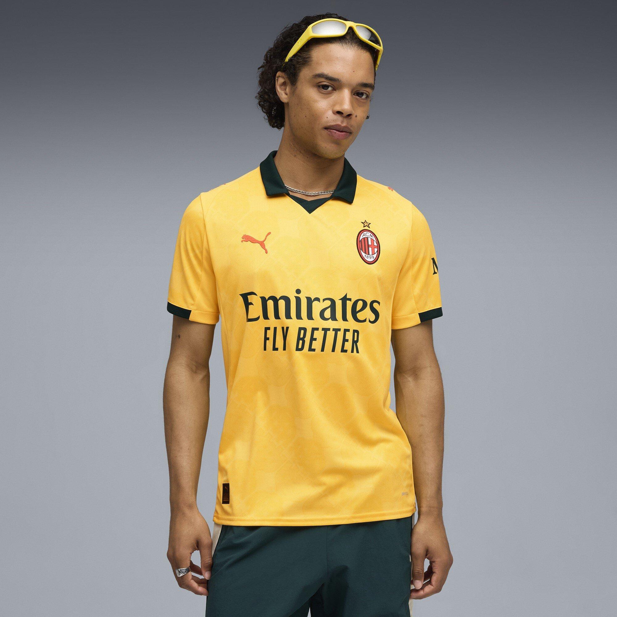 Yellow/Green - Puma - AC Milan Third Shirt 2025 2026 Adults - 3