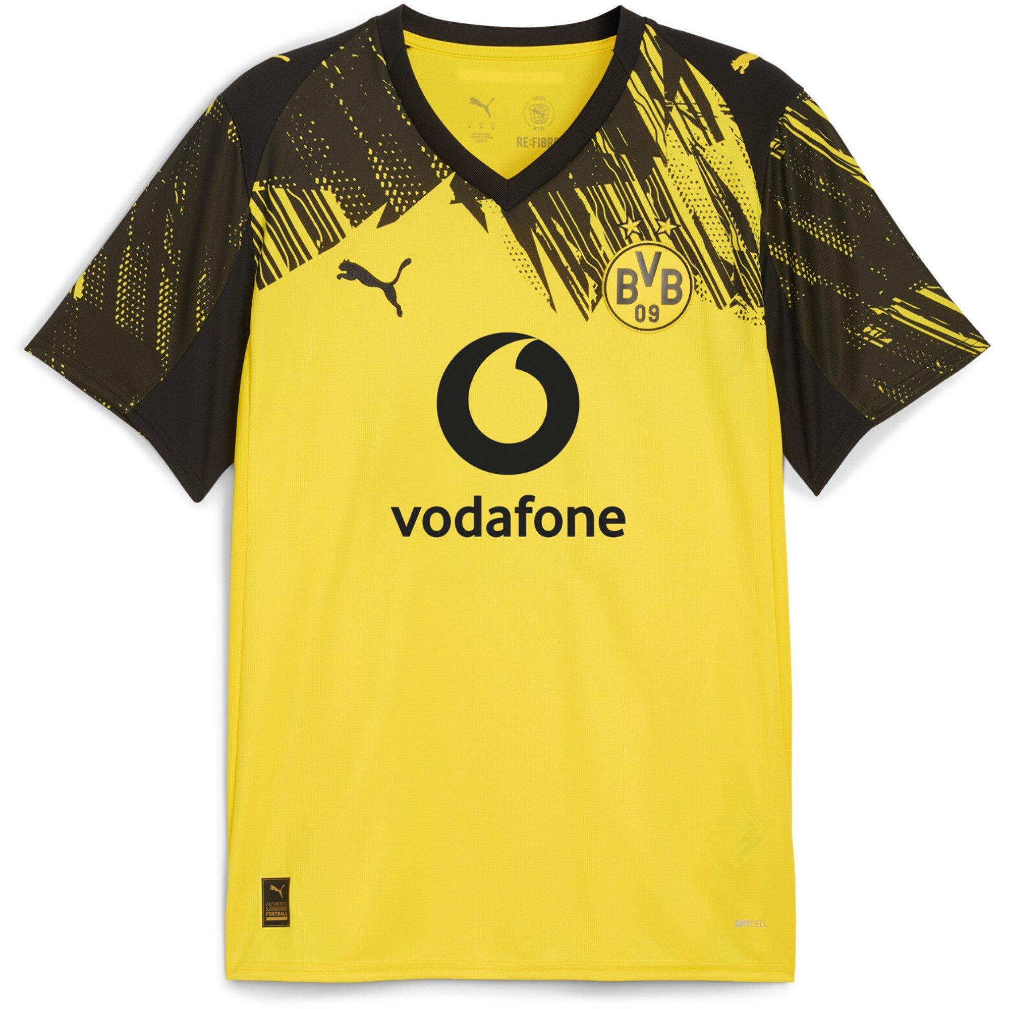 Puma Men's Borussia Dortmund Home Shirt 2025 2026 Adults - Yellow/Black - 2XL