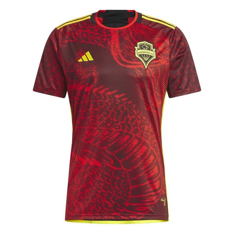 Rouge/Noir - adidas - Seattle Away Shirt 2023 Adults - 1