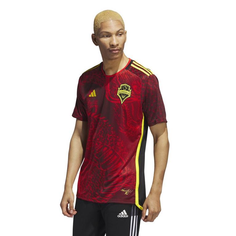 Rouge/Noir - adidas - Seattle Away Shirt 2023 Adults - 2