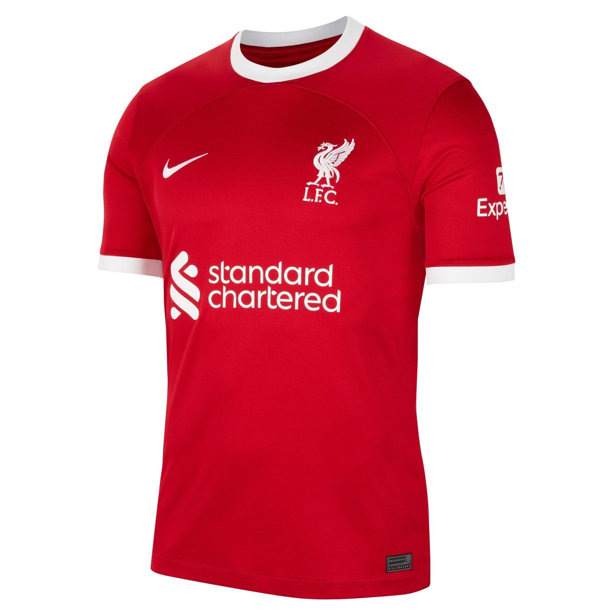 Rouge/Blanc - Nike - Liverpool Home Shirt 2023 2024 Adults - 1