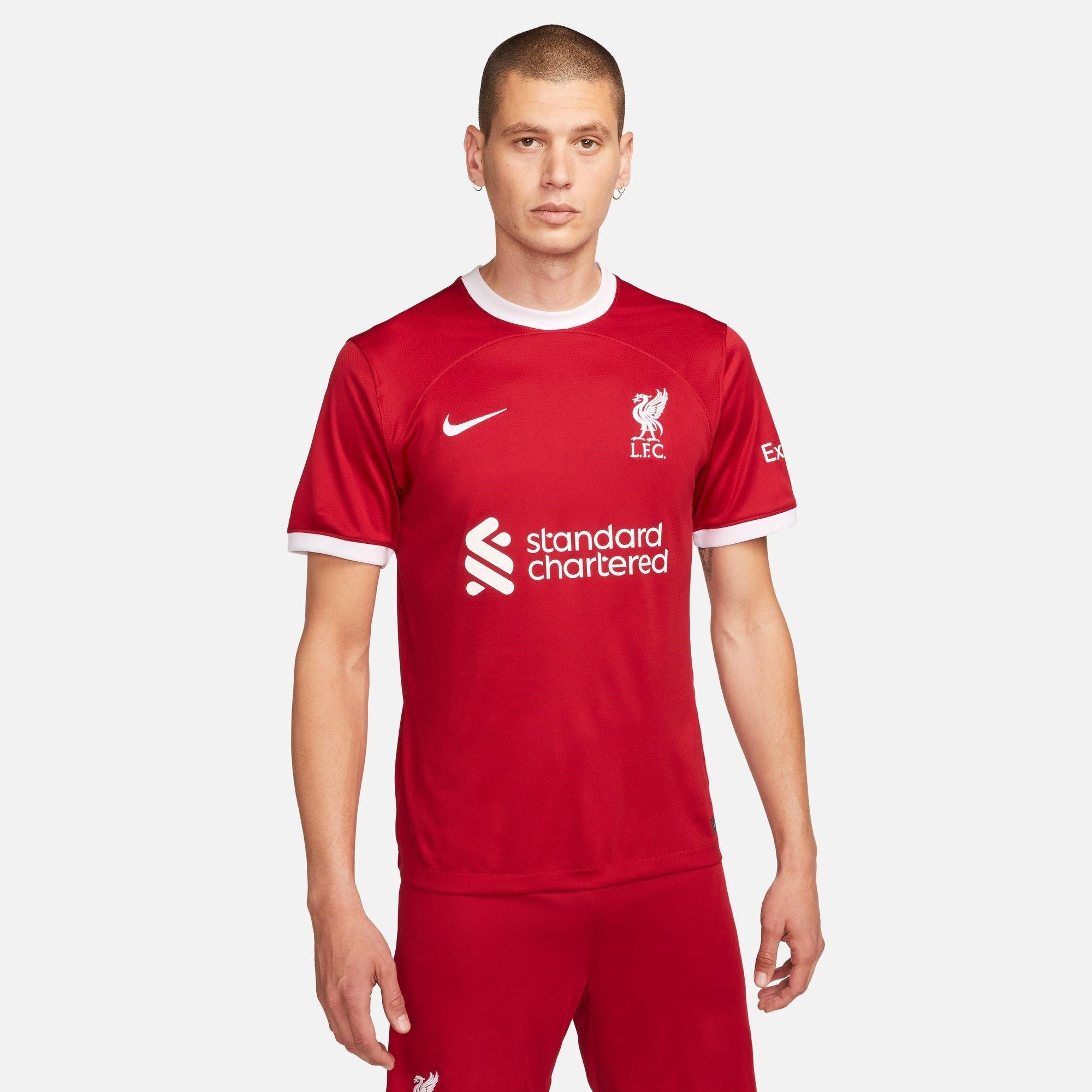 Rouge/Blanc - Nike - Liverpool Home Shirt 2023 2024 Adults - 3
