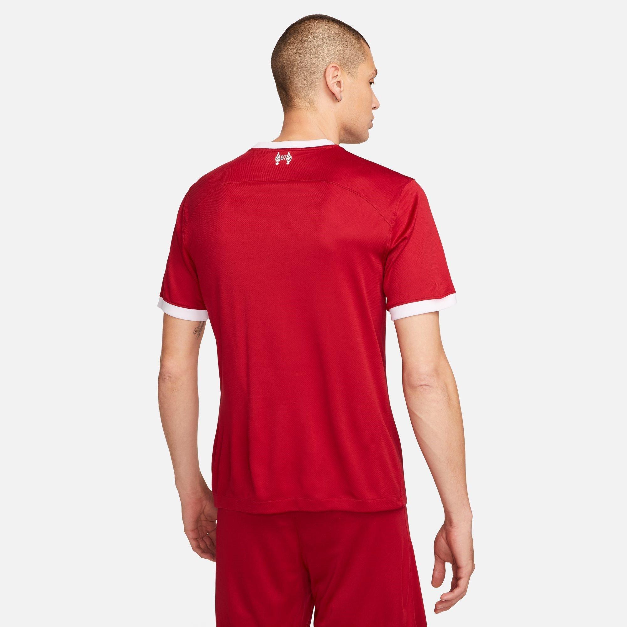 Rouge/Blanc - Nike - Liverpool Home Shirt 2023 2024 Adults - 4