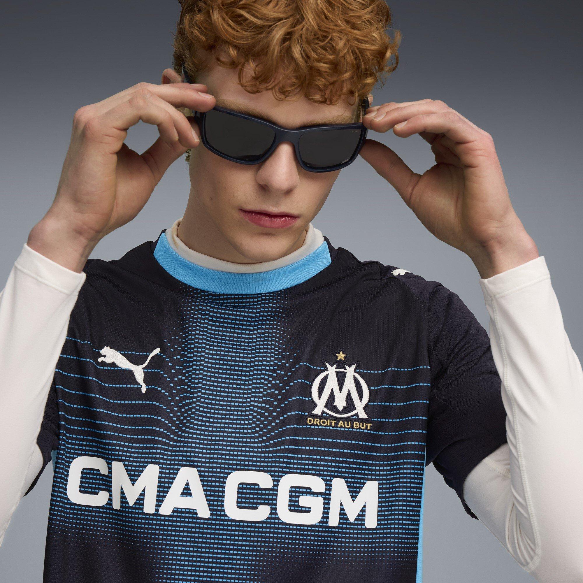 Blu/Navy - Puma - Olympique Marseille Away Shirt 2025 2026 Adults - 6