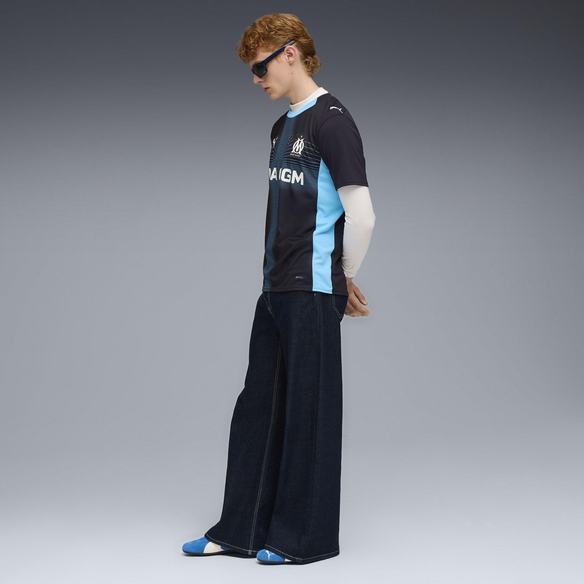 Blu/Navy - Puma - Olympique Marseille Away Shirt 2025 2026 Adults - 7