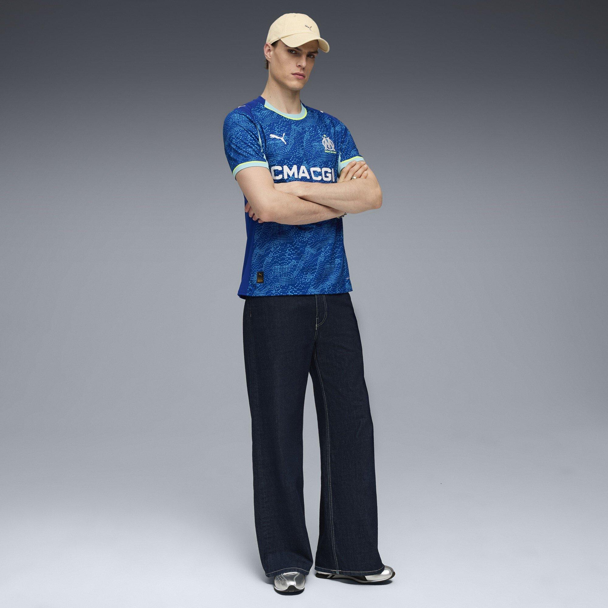 Blue - Puma - Marseille Third Shirt 2025 2026 Adults - 7