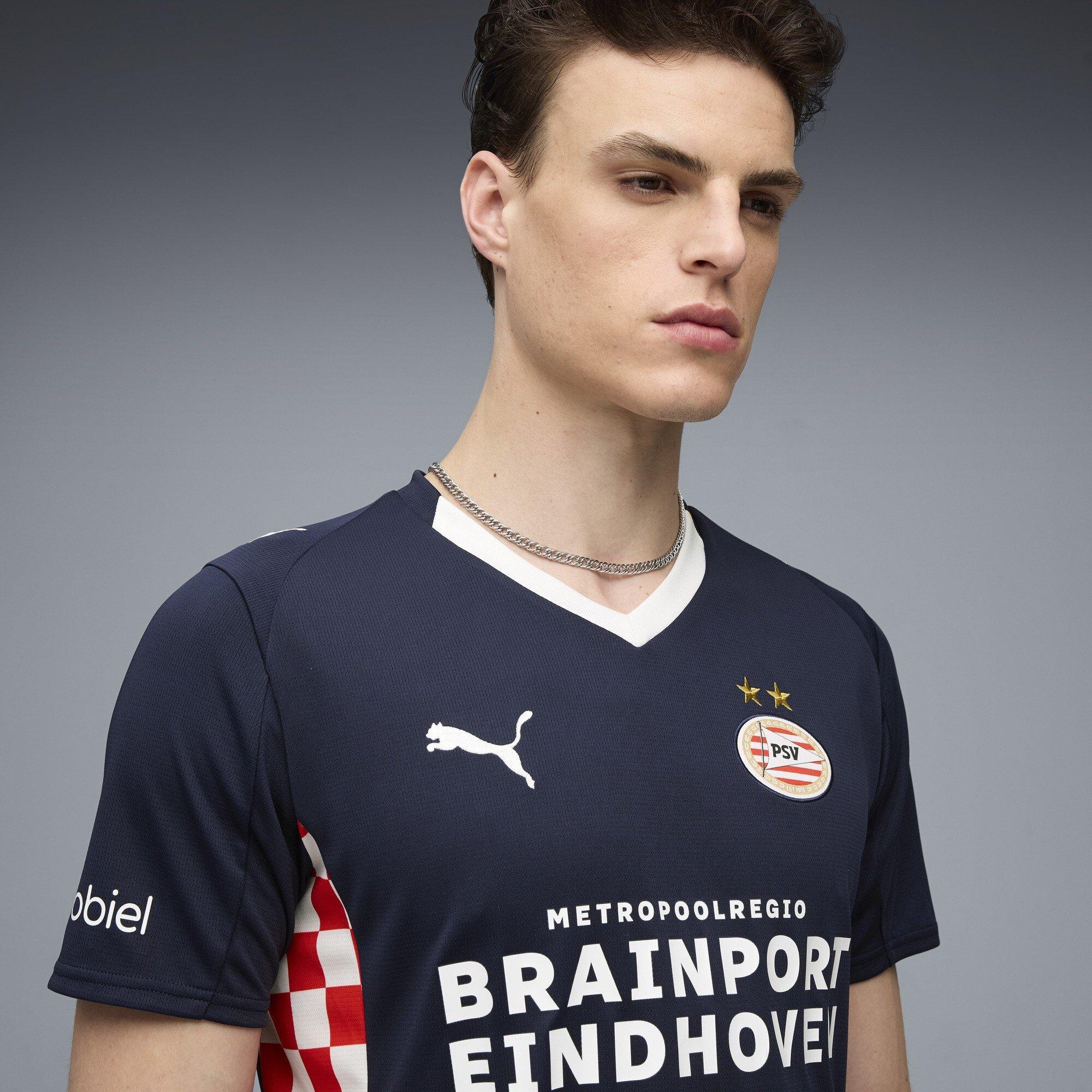 Navy/White - Puma - PSV Away Shirt 2025 2026 Adults - 5