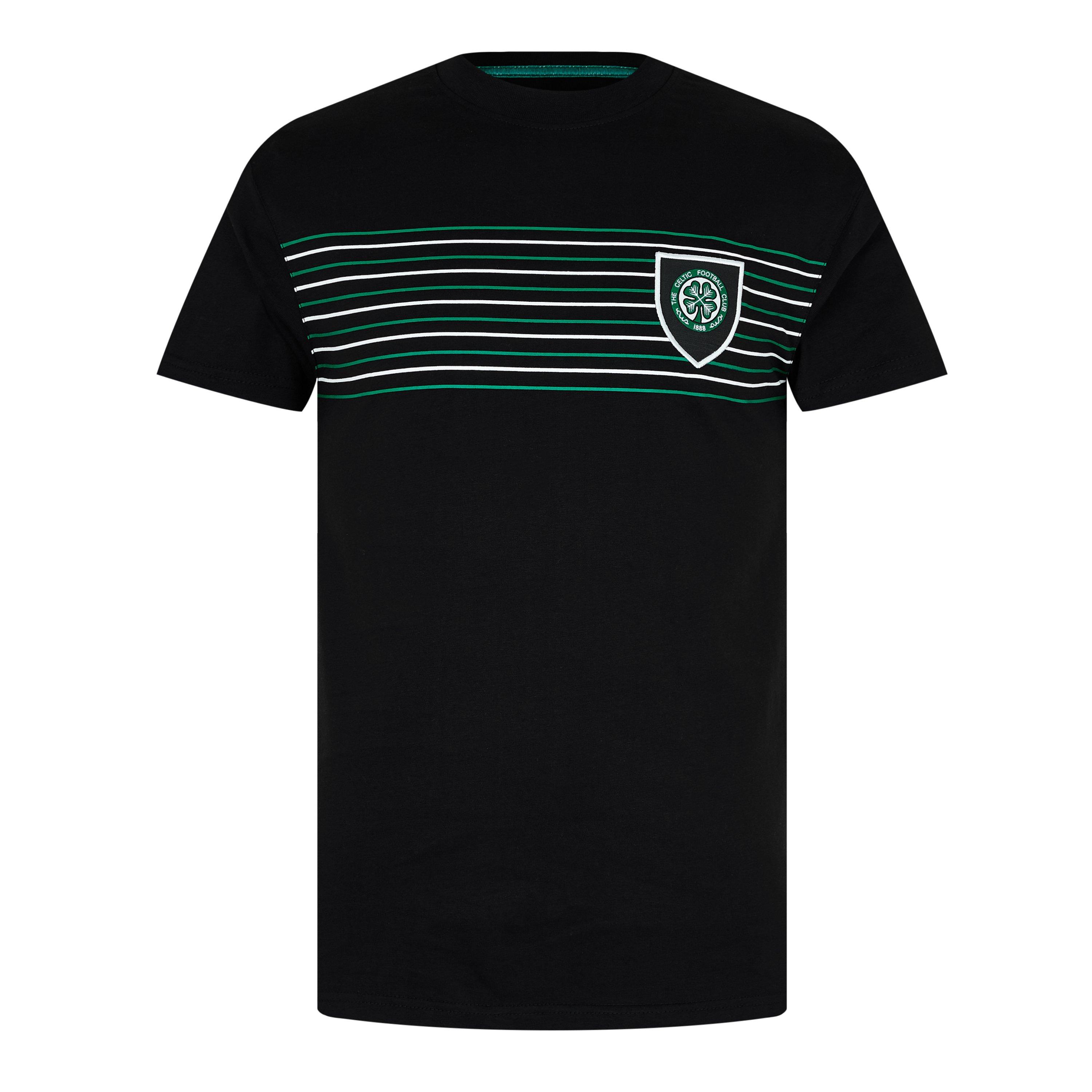 Zwart - Team - Celtic Retro T-Shirt Adults - 1