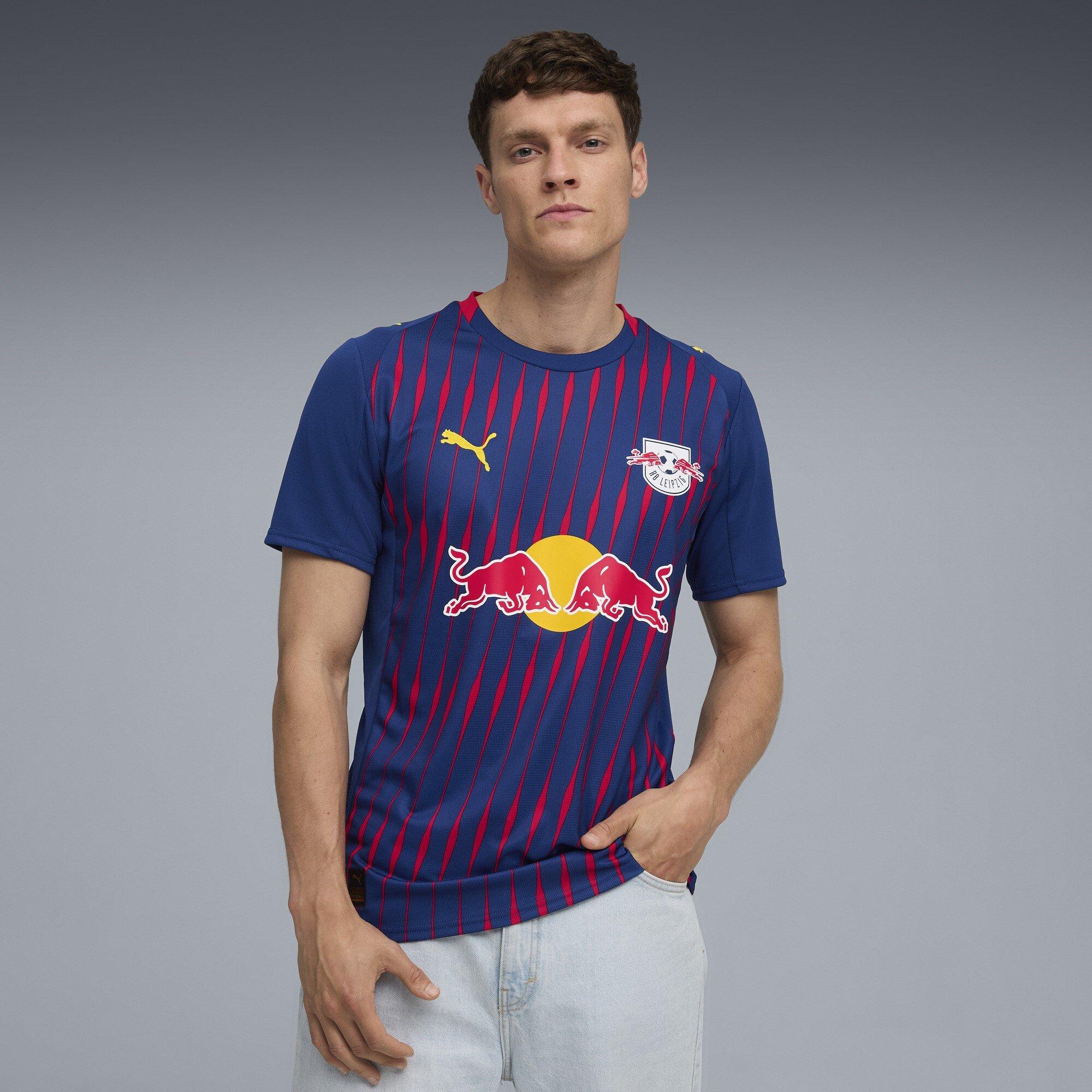 Rood/Blauw - Puma - RB Leipzig Authentic Away Football Shirt 2025 2026 Mens - 3