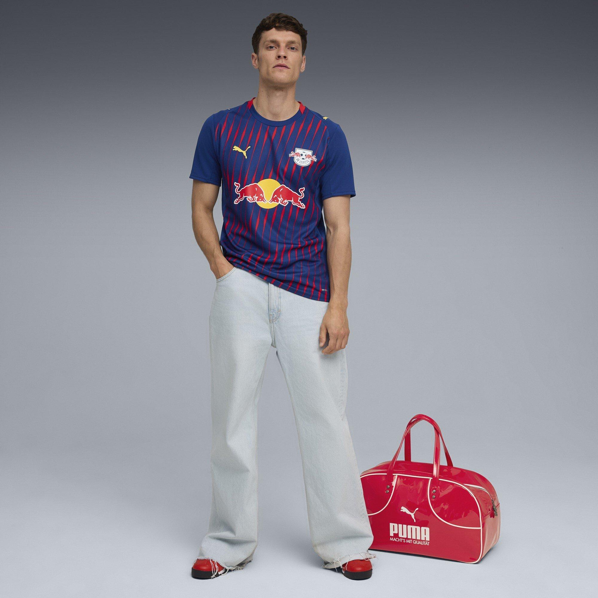 Rood/Blauw - Puma - RB Leipzig Authentic Away Football Shirt 2025 2026 Mens - 7