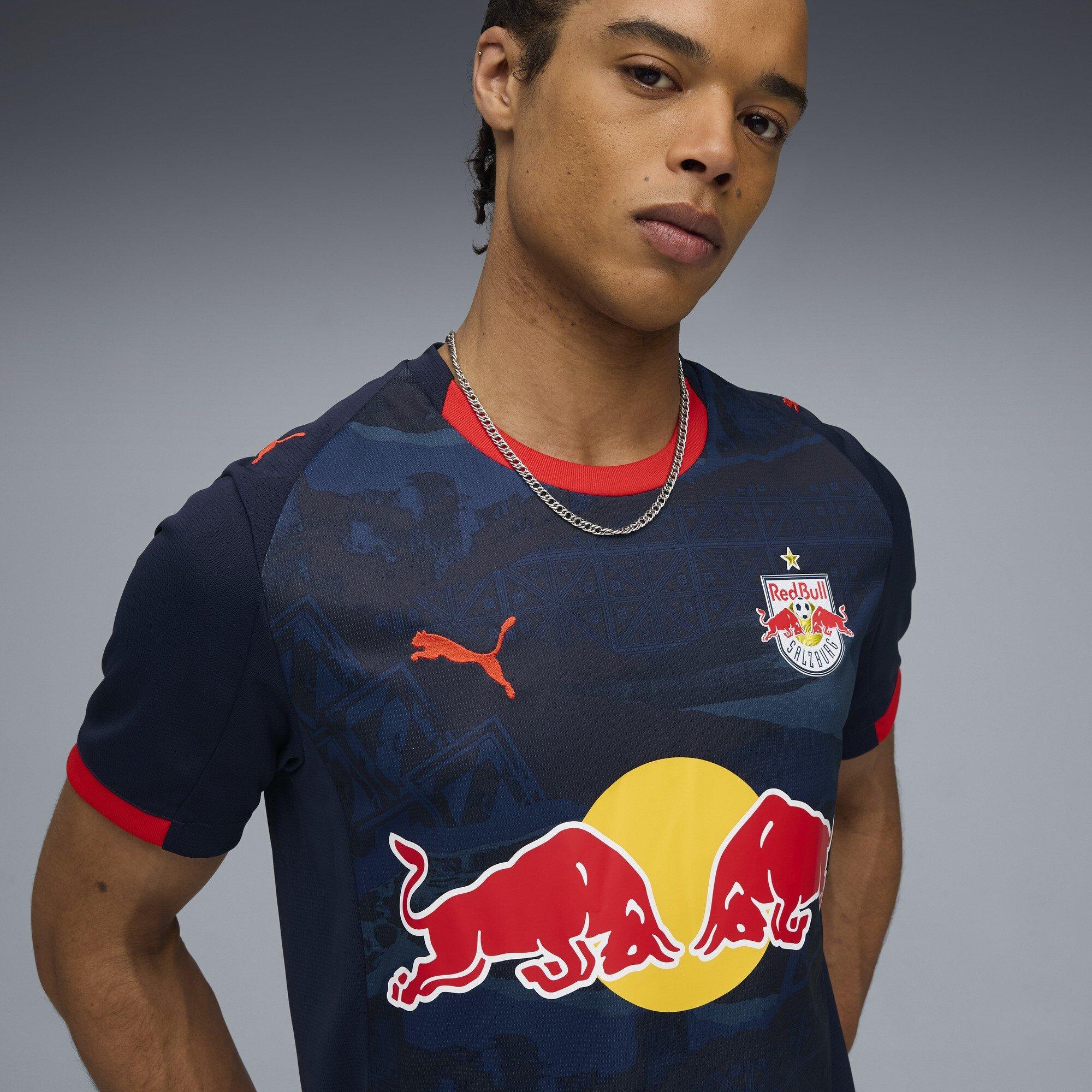 Navy/Red - Puma - RB Salzburg Away Shirt 2025 2026 Adults - 6