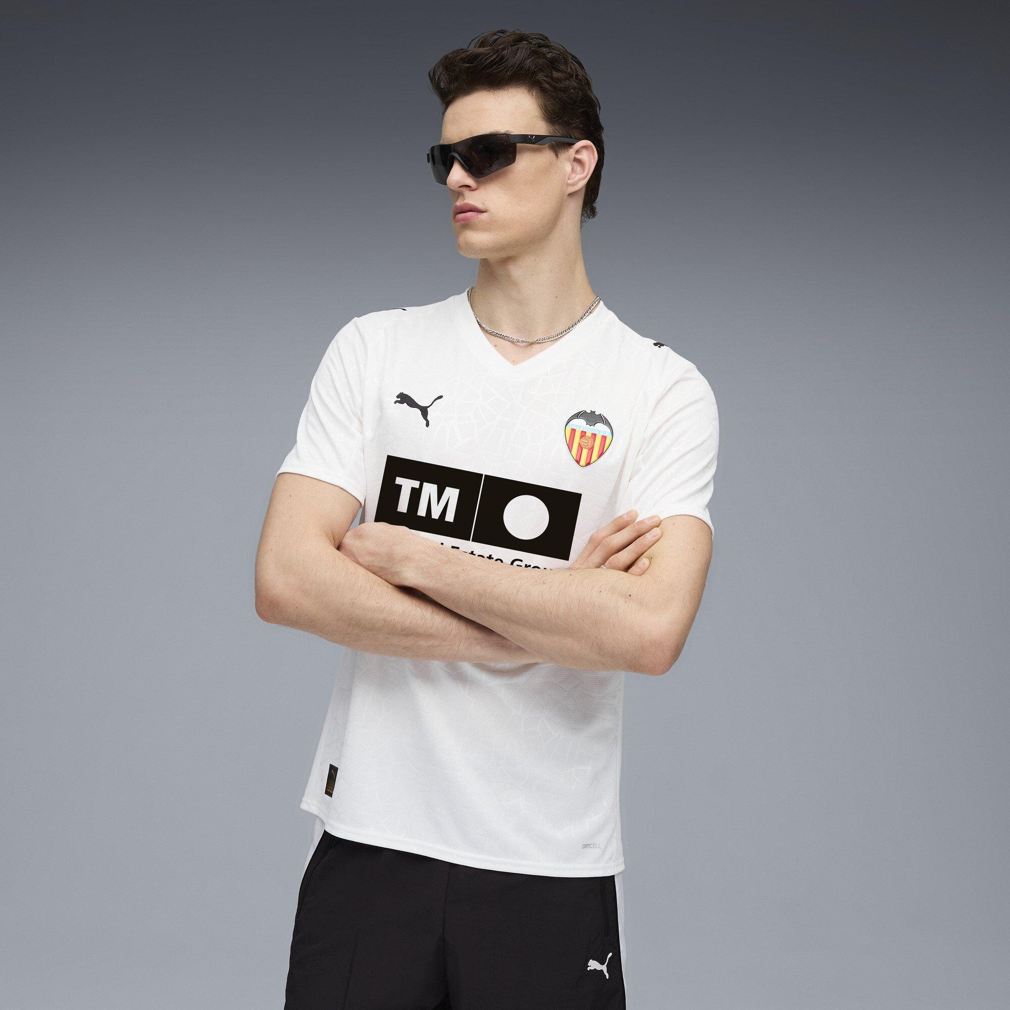 White - Puma - Valencia Home Shirt 2025 2026 Adults - 3