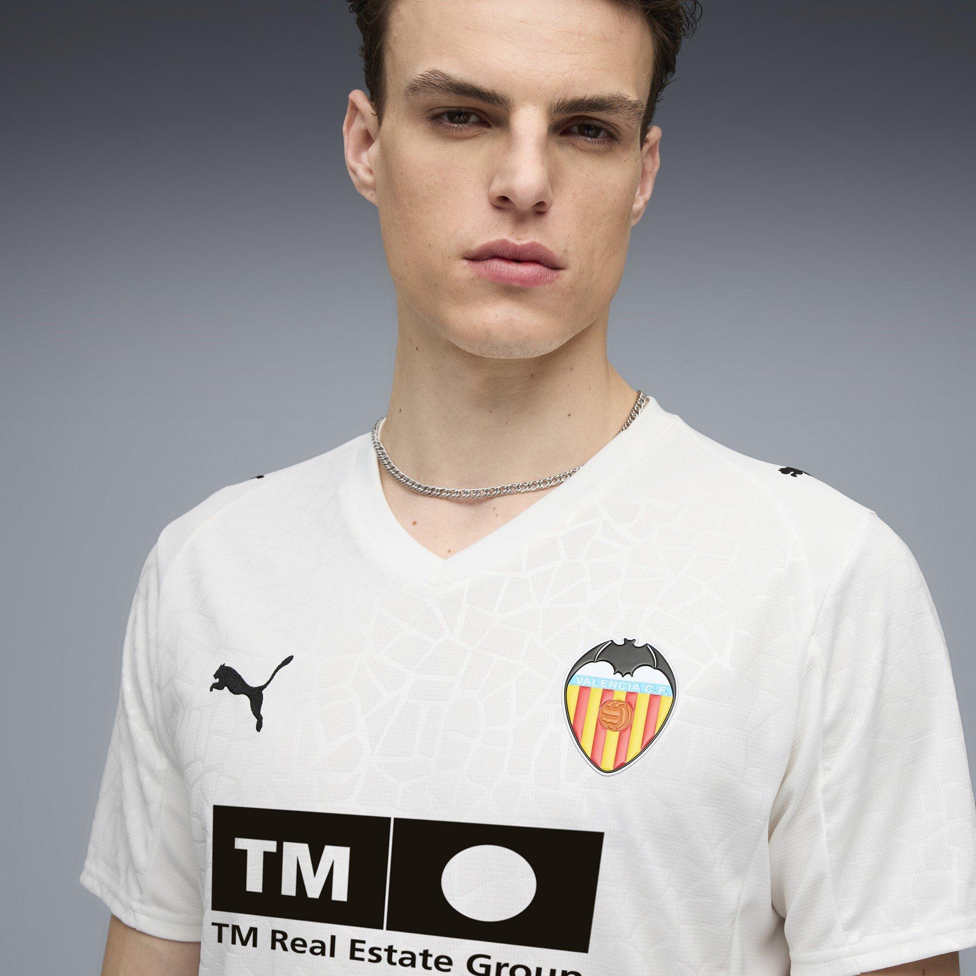 White - Puma - Valencia Home Shirt 2025 2026 Adults - 5