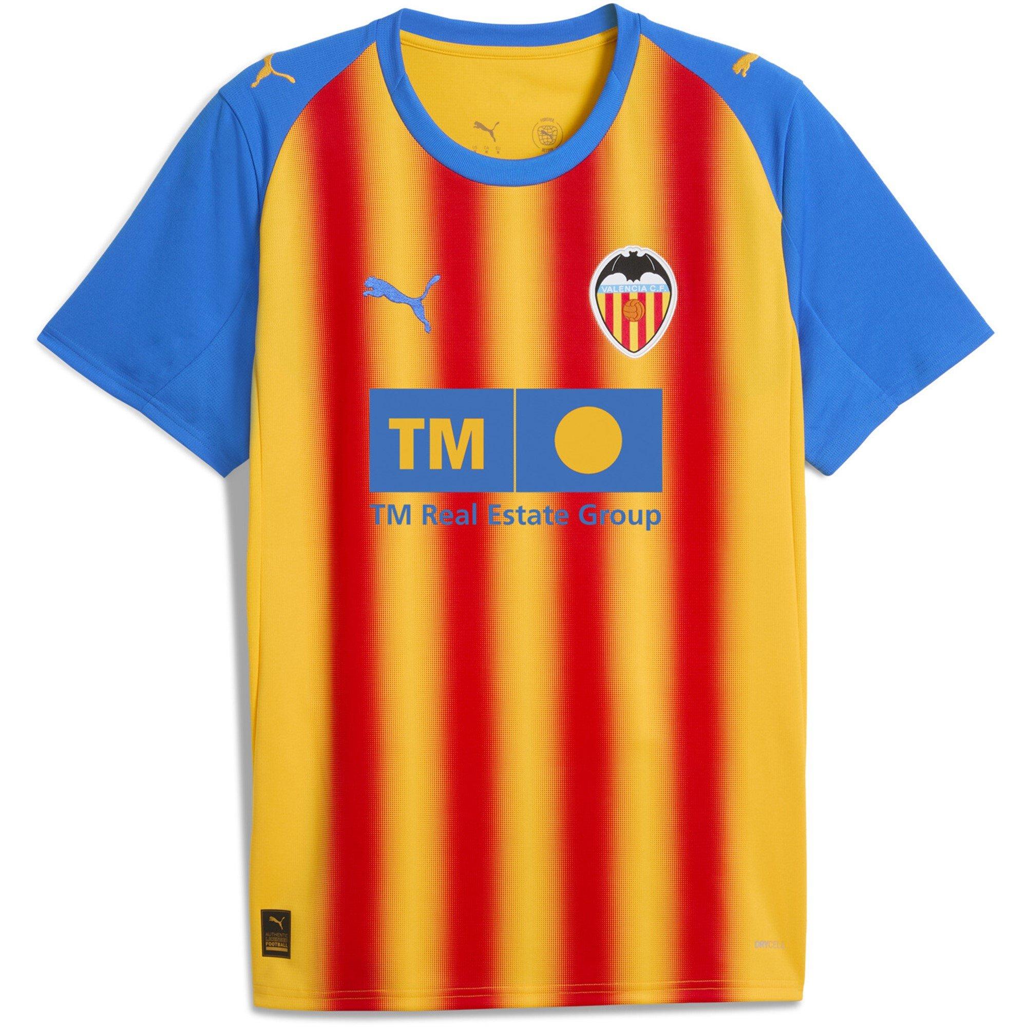 Puma Men's Valencia Third Shirt 2025 2026 Adults - Yellow/Red - XL