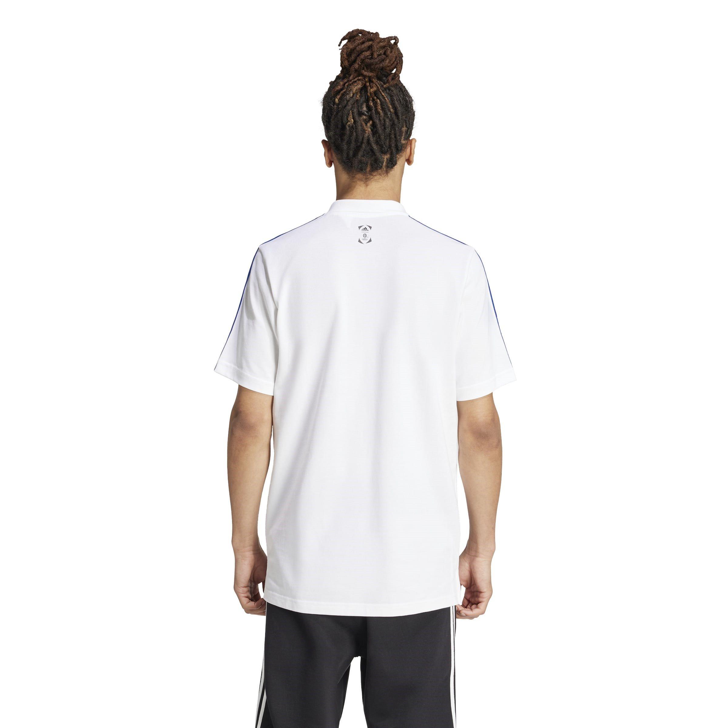 Bianco - adidas - UEFA EURO24™ Official Emblem Polo Shirt Mens - 3