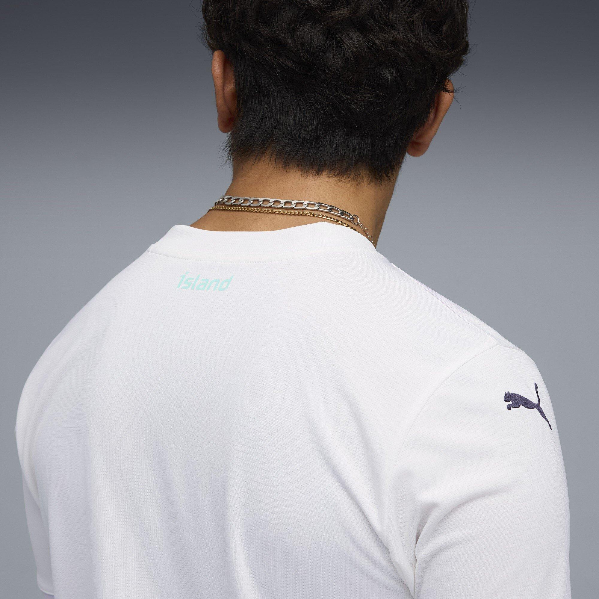 Bijelo/Mornarsko plava - Puma - Iceland Away Shirt 2025 Adults - 6