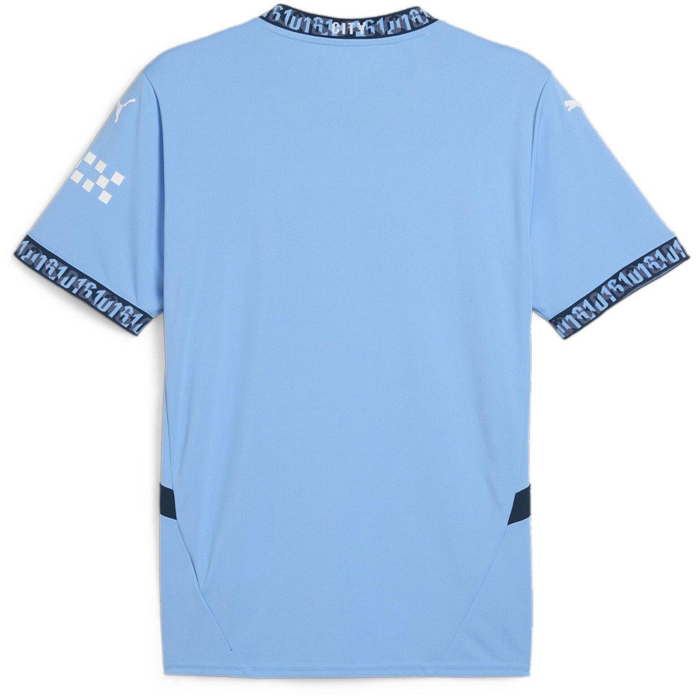 Blå - Puma - Manchester City Home Shirt 2024 2025 Adults - 2