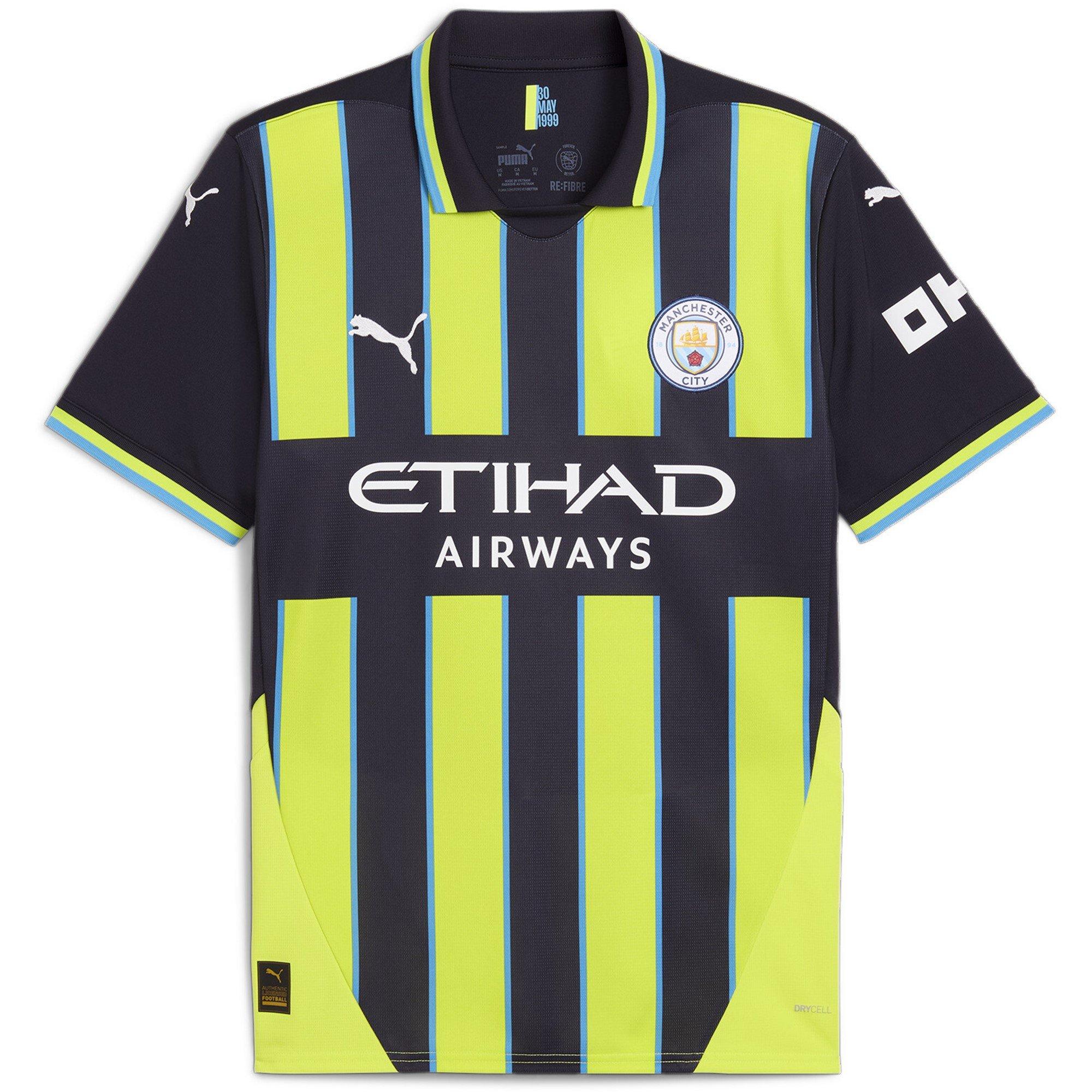 Yellow - Puma - Manchester City Away Shirt 2024 2025 Adults - 1
