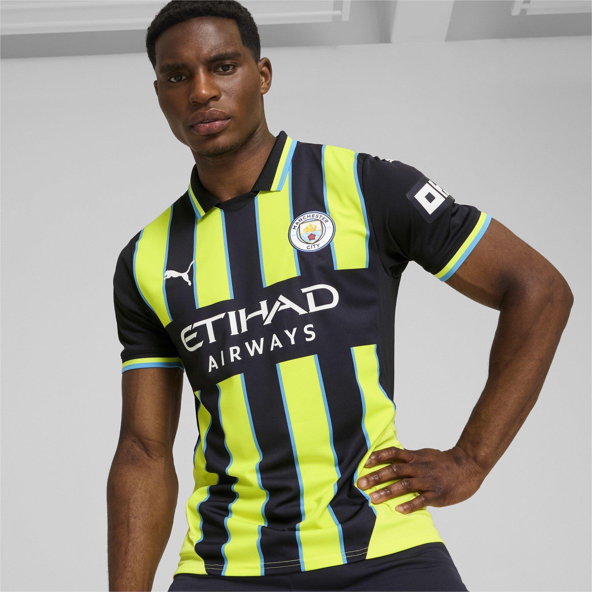 Žuta - Puma - Manchester City Away Shirt 2024 2025 Adults - 3