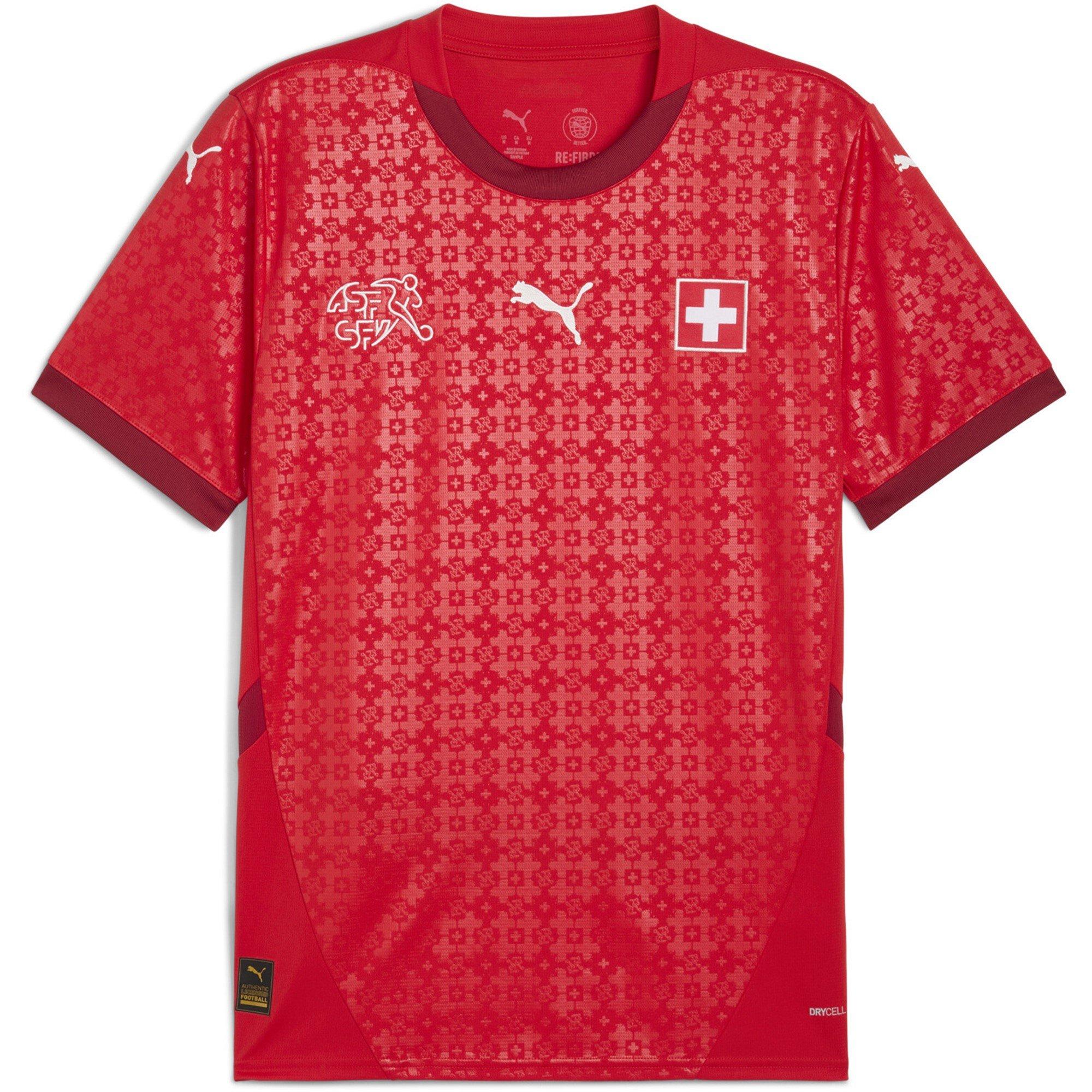 Puma Men's Switzerland Home Shirt 2025 Adults - Red - M