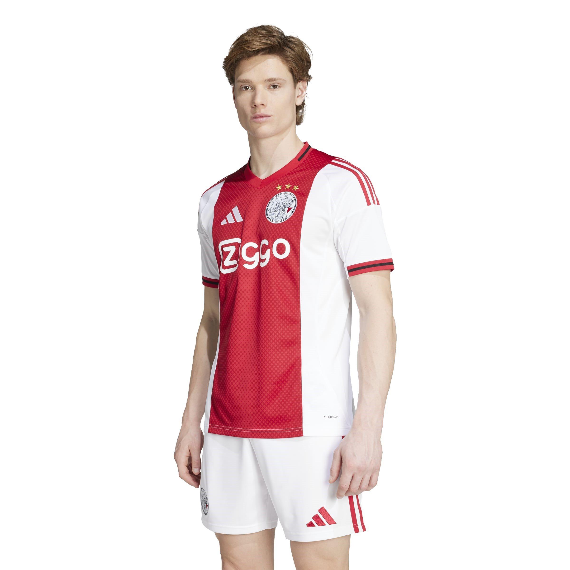 White - adidas - Ajax Home Shirt 2025 2026 Mens - 3