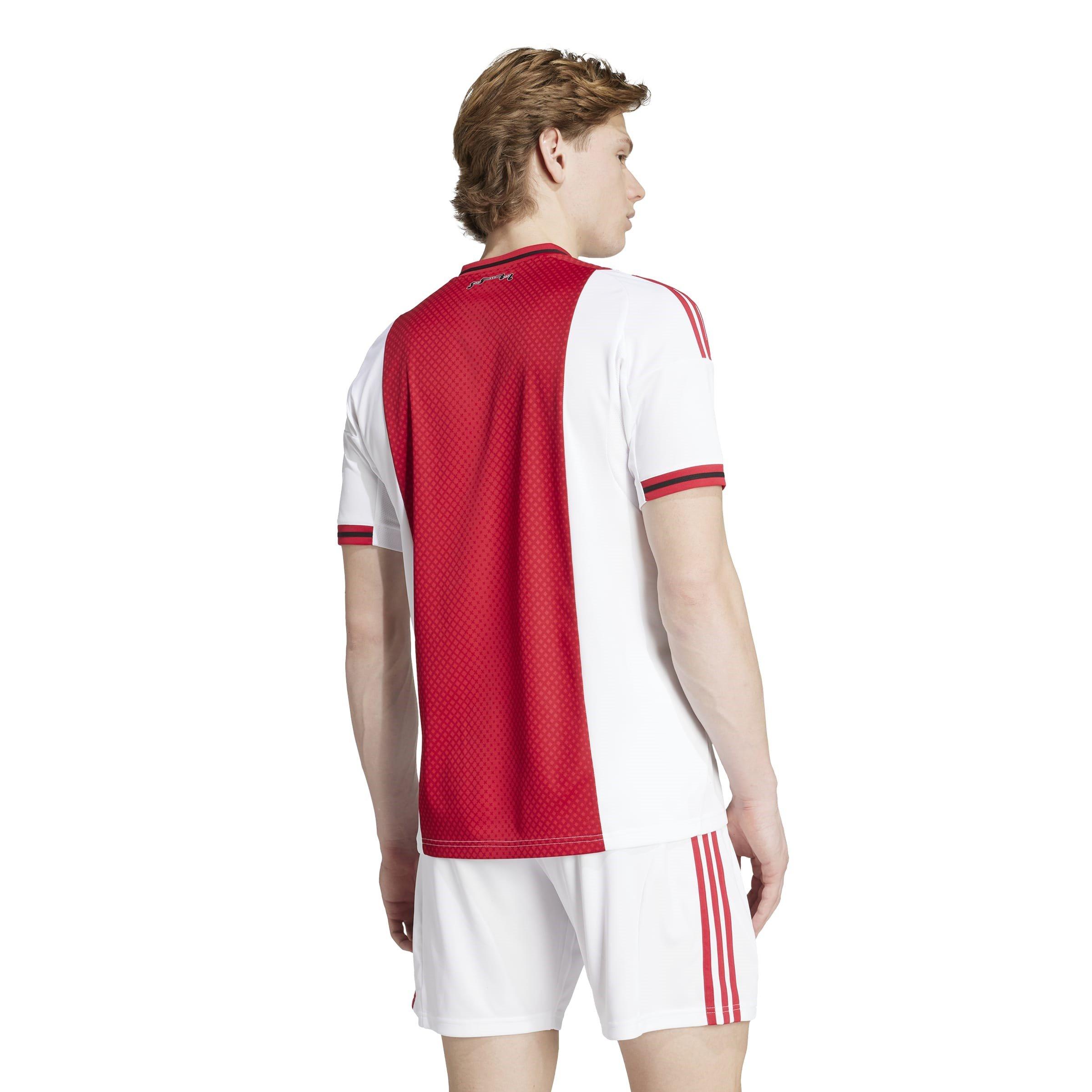 White - adidas - Ajax Home Shirt 2025 2026 Mens - 4