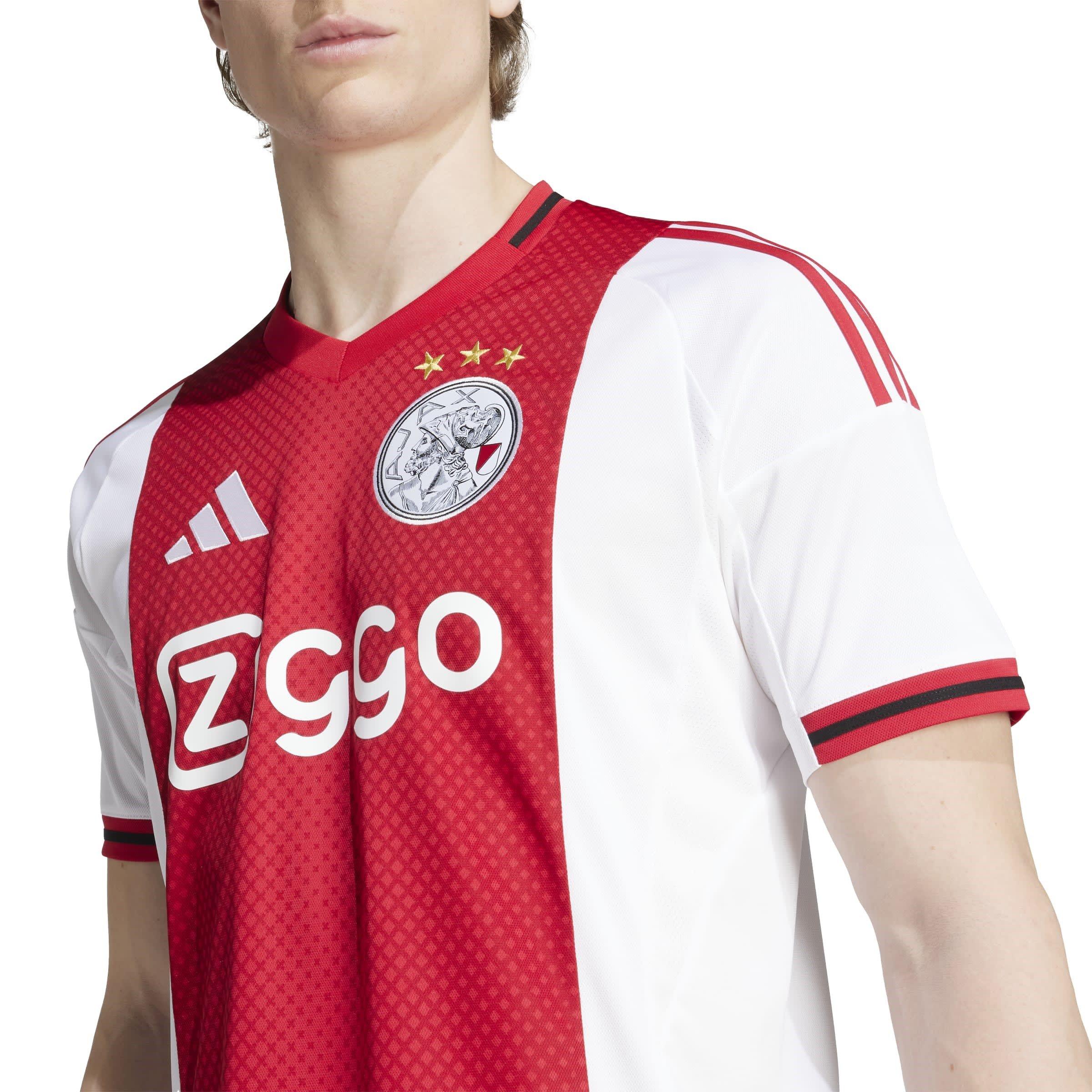 White - adidas - Ajax Home Shirt 2025 2026 Mens - 6