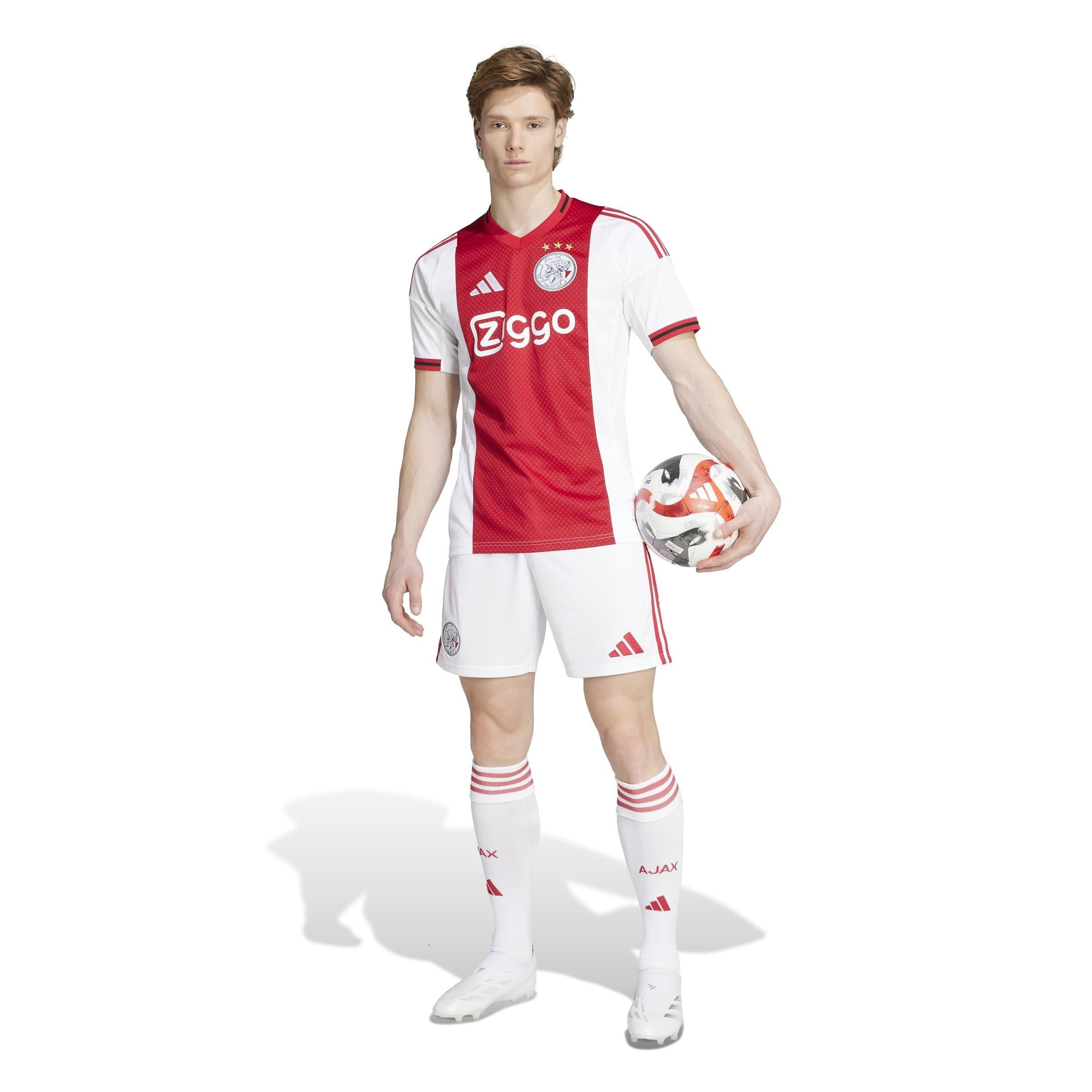 White - adidas - Ajax Home Shirt 2025 2026 Mens - 7