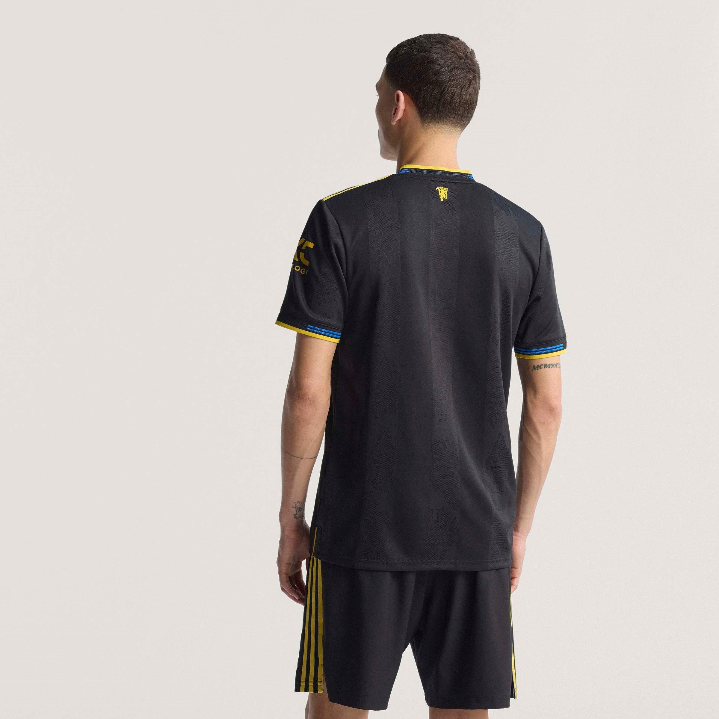 Schwarz - adidas - Manchester United Authentic Third Shirt 2025 2026 Adults - 10