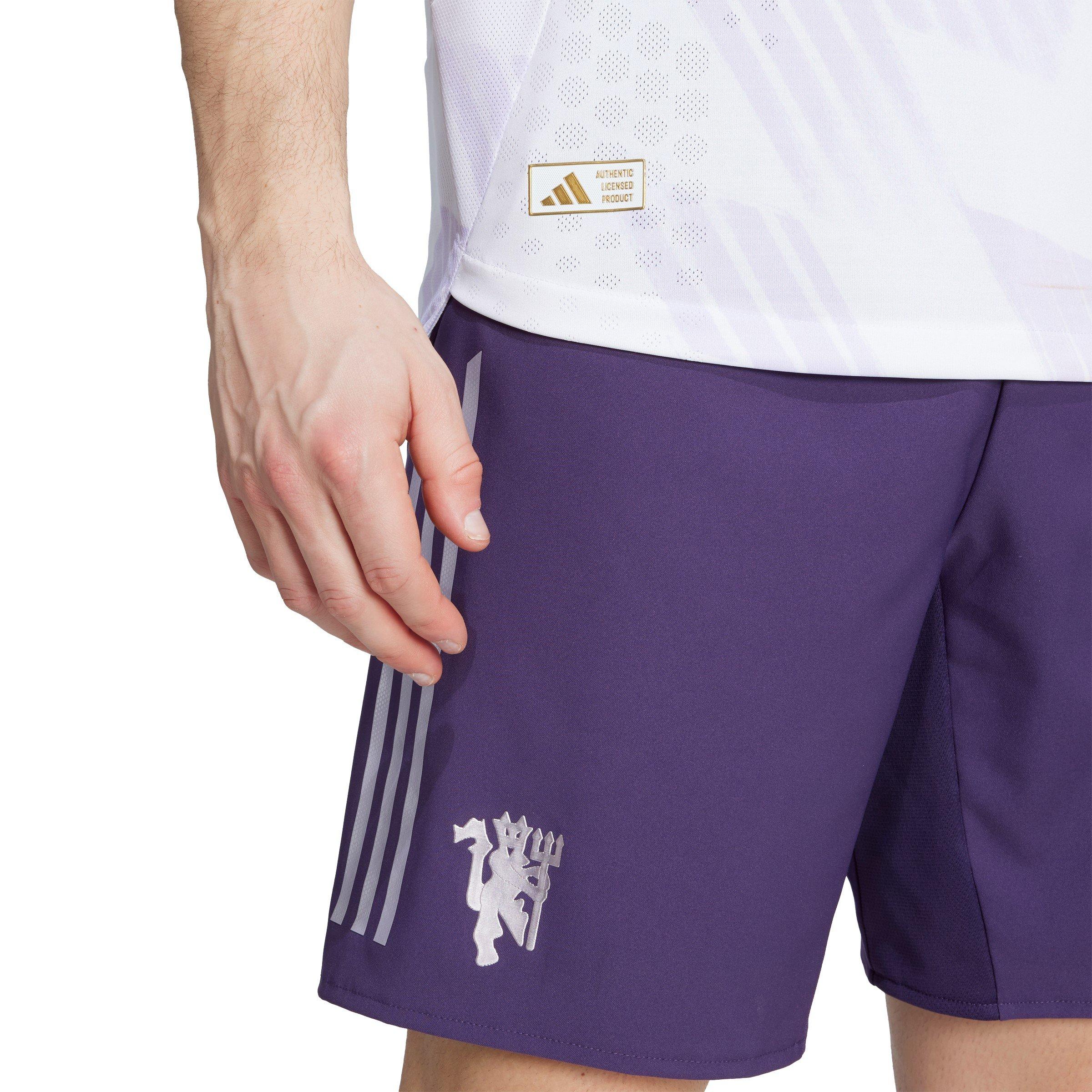 White - adidas - Manchester United Away Authentic Shirt 2025 2026 Adults - 8