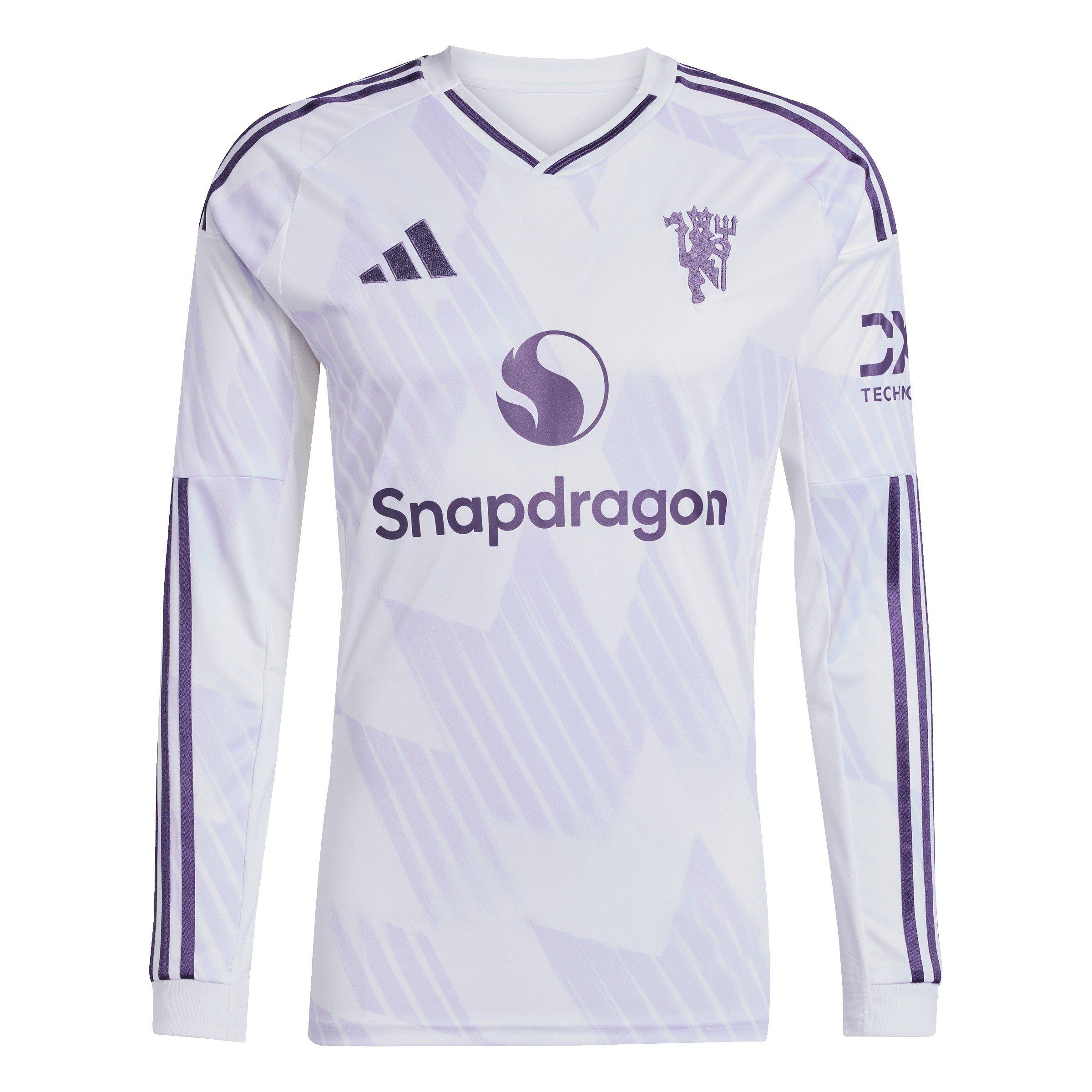 Adidas Men's Manchester United Away Shirt 2025 2026 Adults - White - M