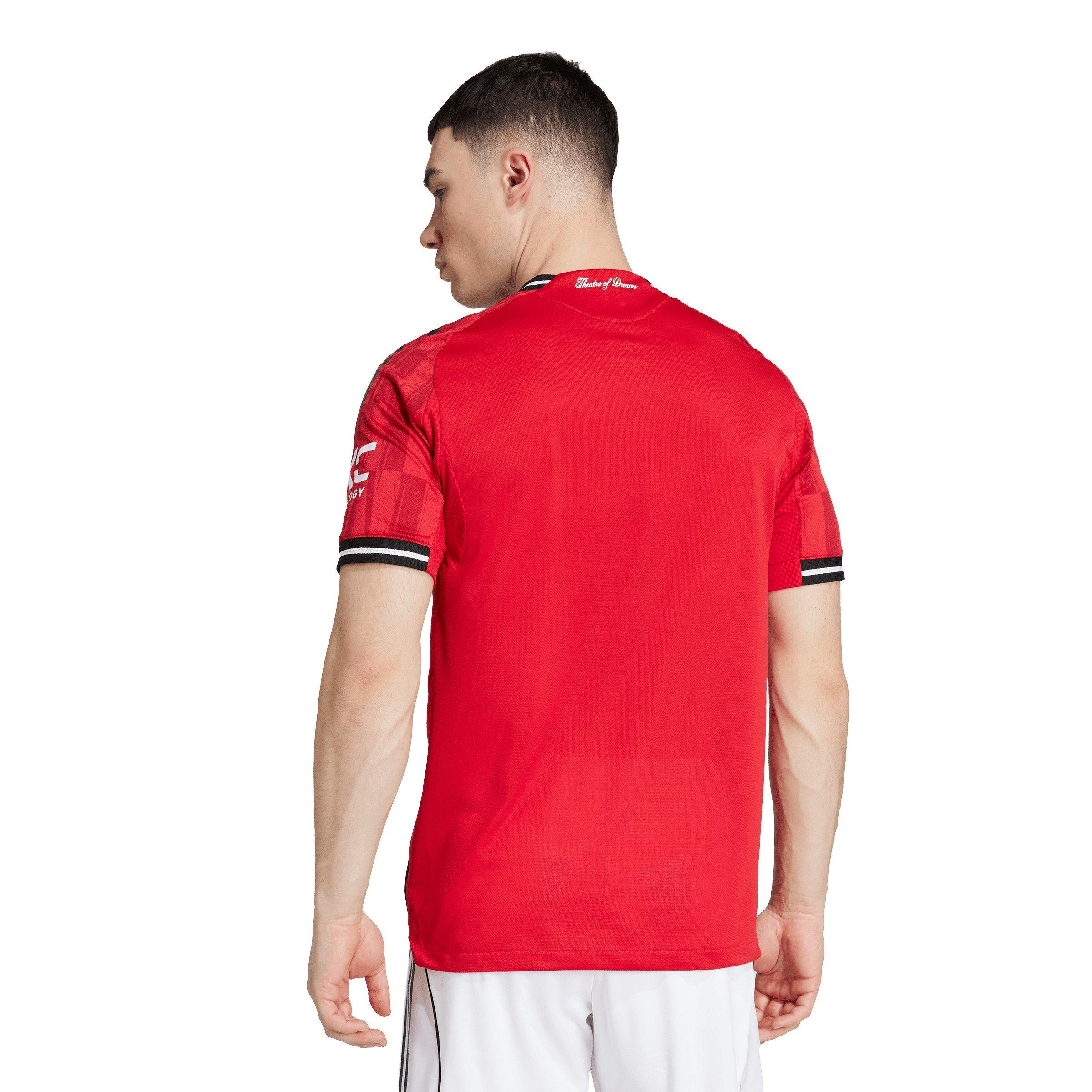 Rood - adidas - Manchester United Authentic Home Shirt 2025 2026 Adults - 4