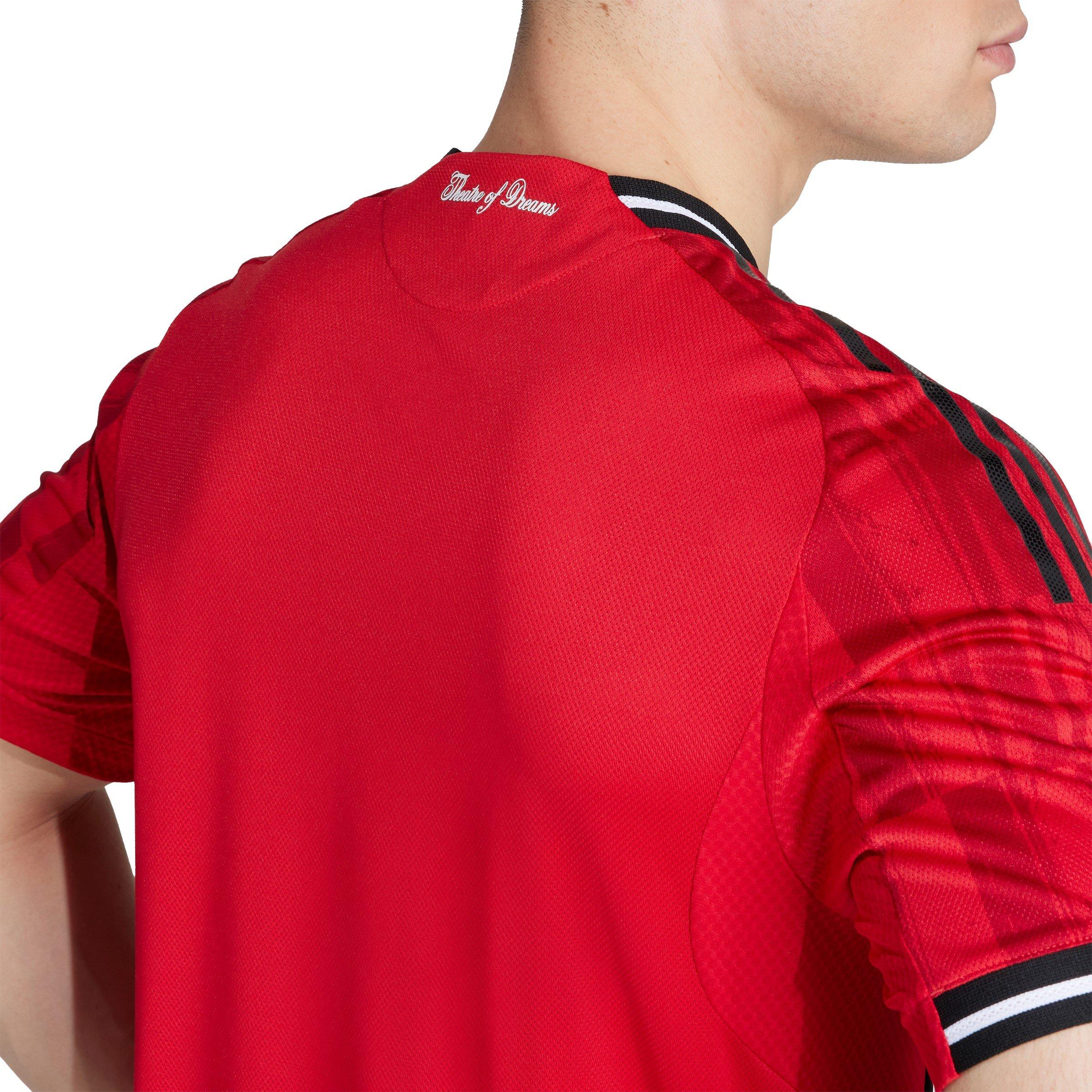 Rood - adidas - Manchester United Authentic Home Shirt 2025 2026 Adults - 5