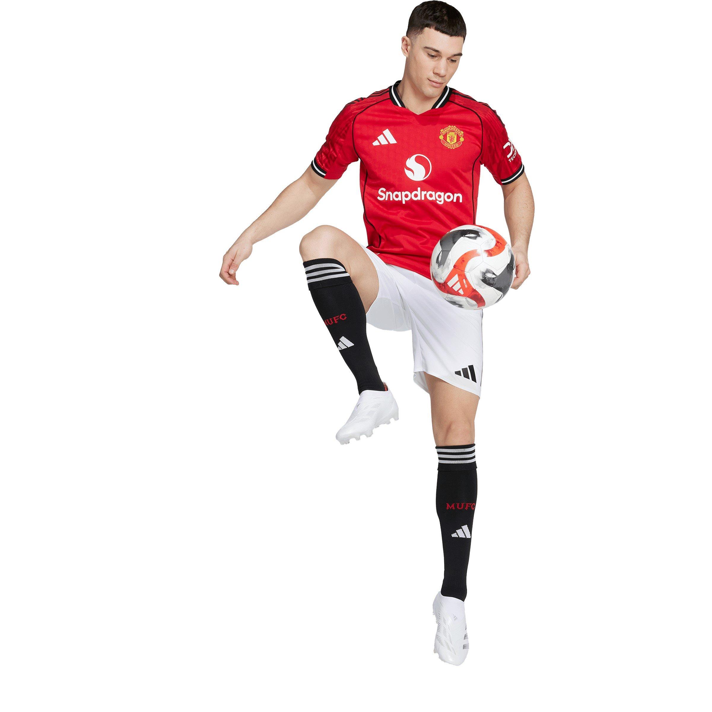 Rood - adidas - Manchester United Authentic Home Shirt 2025 2026 Adults - 7