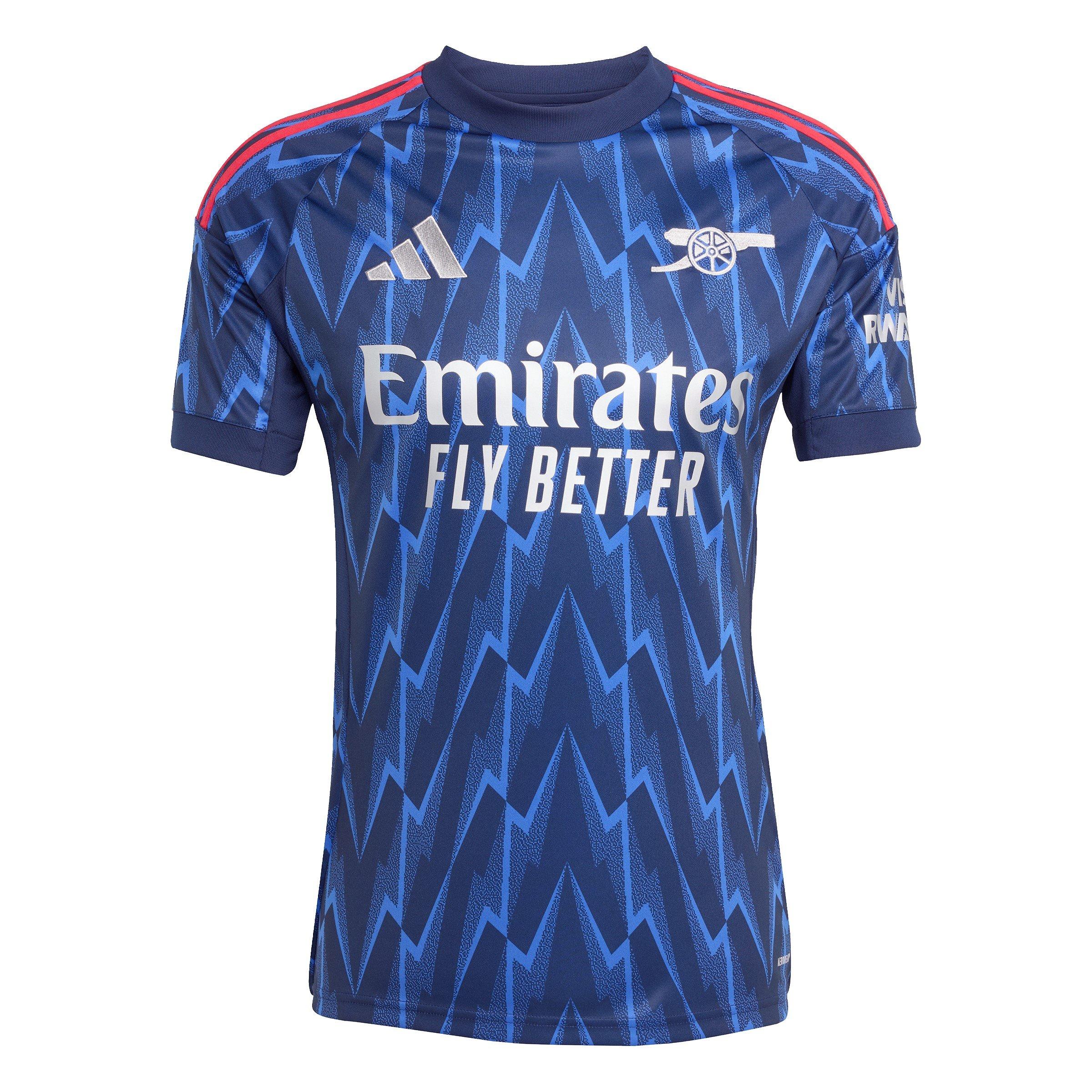 Adidas Men's Arsenal Away Shirt 2025 2026 Adults - Blue/Grey - M