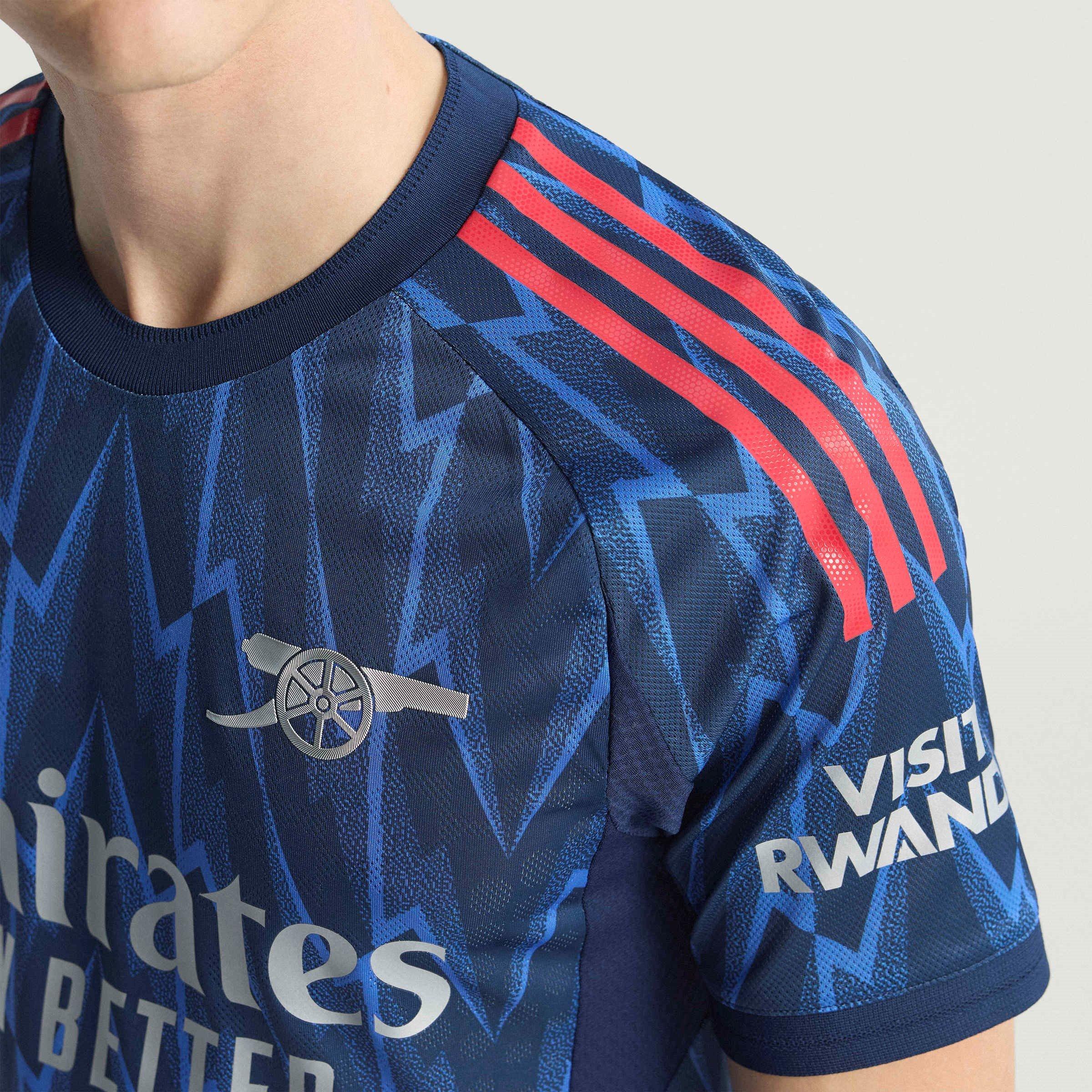 Blue/Grey - adidas - Arsenal Authentic Away Shirt 2025 2026 Adults - 12