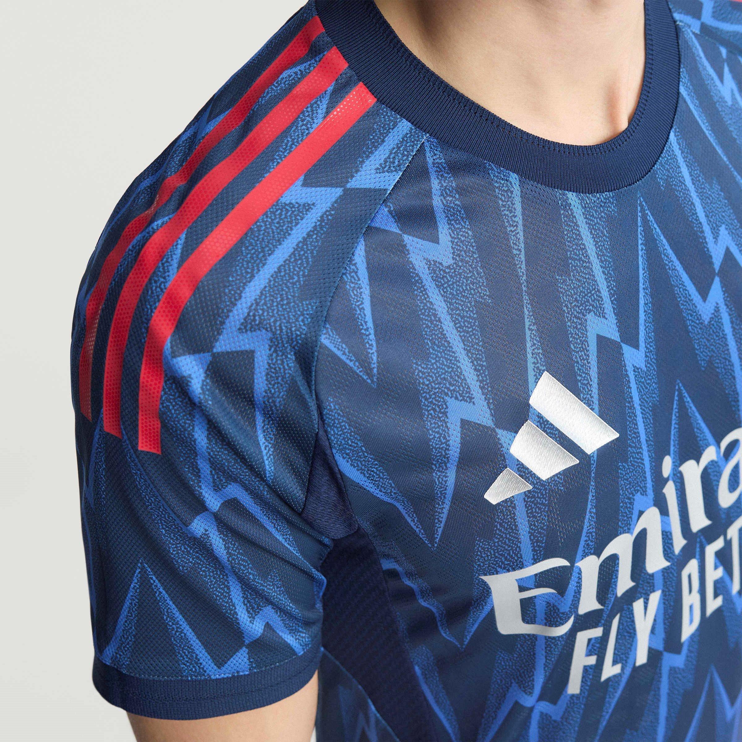 Blue/Grey - adidas - Arsenal Authentic Away Shirt 2025 2026 Adults - 15