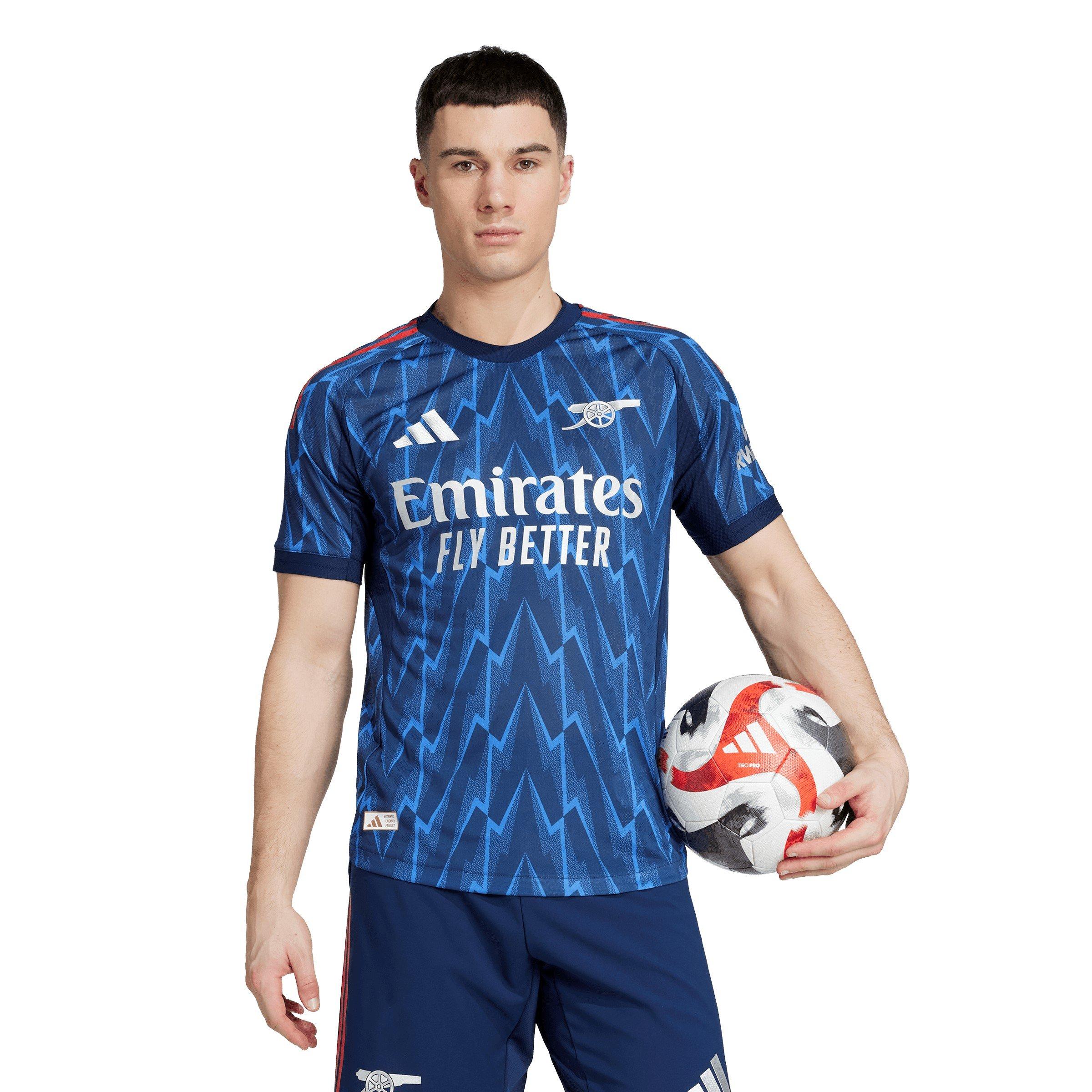 Blue/Grey - adidas - Arsenal Authentic Away Shirt 2025 2026 Adults - 3