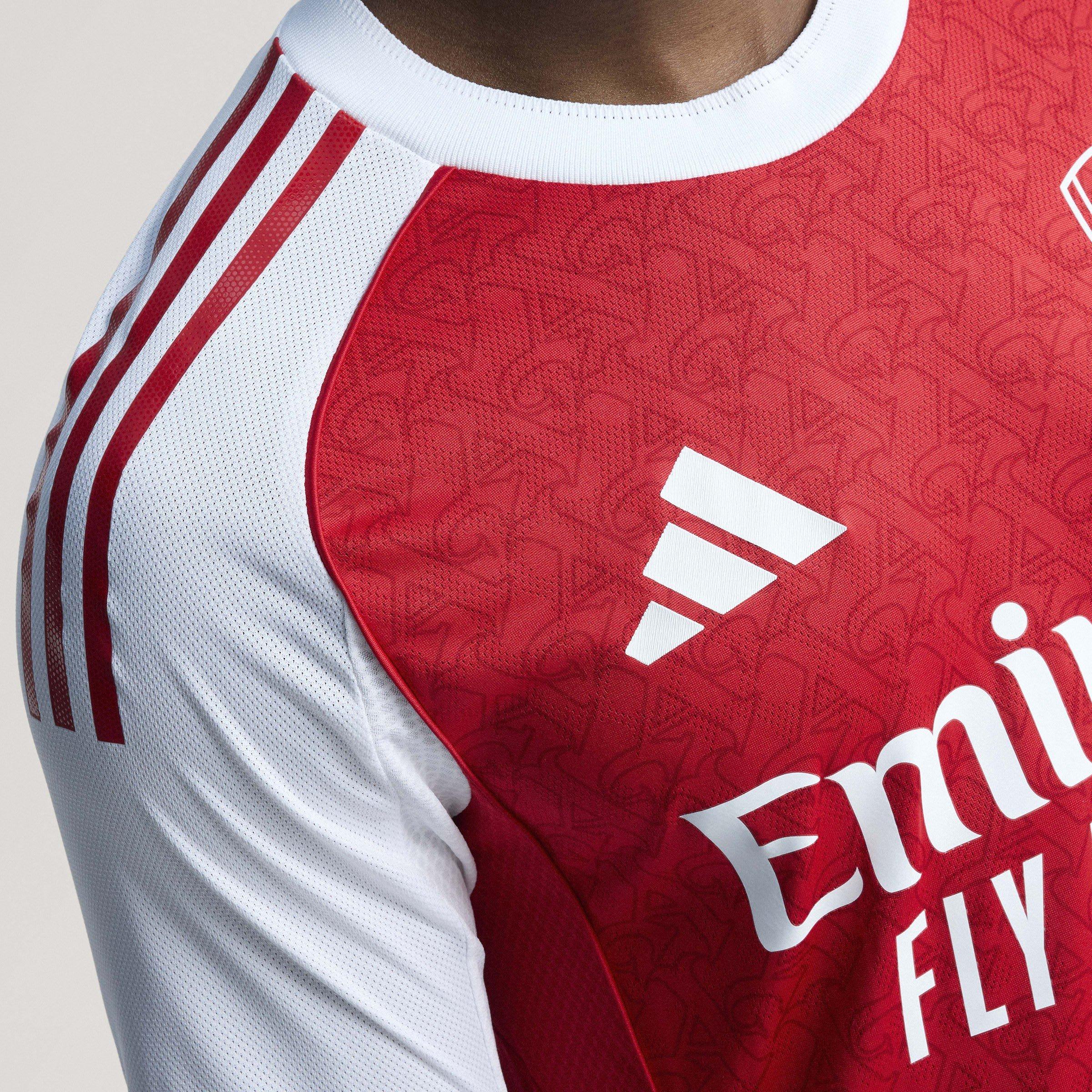Red/White - adidas - Arsenal Authentic Home Shirt 2025 2026 Mens - 14