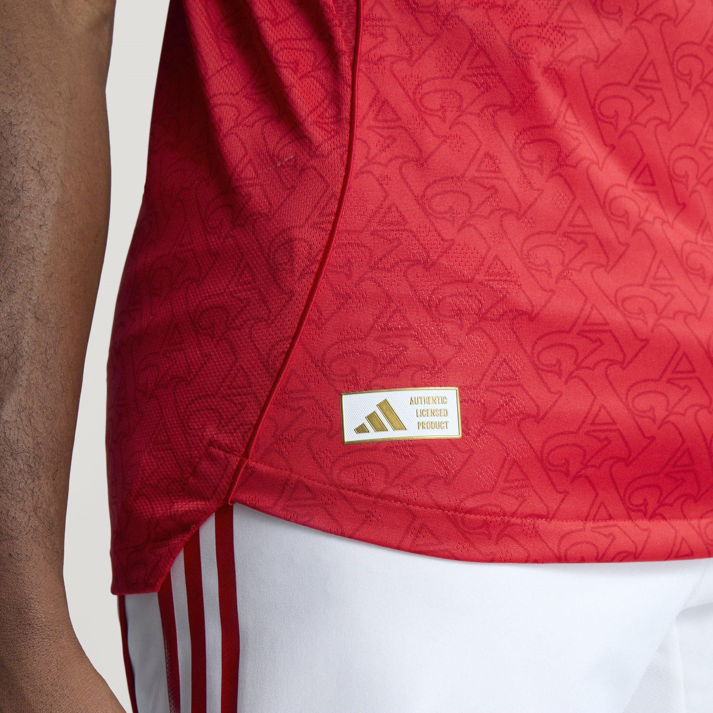 Red/White - adidas - Arsenal Authentic Home Shirt 2025 2026 Mens - 16